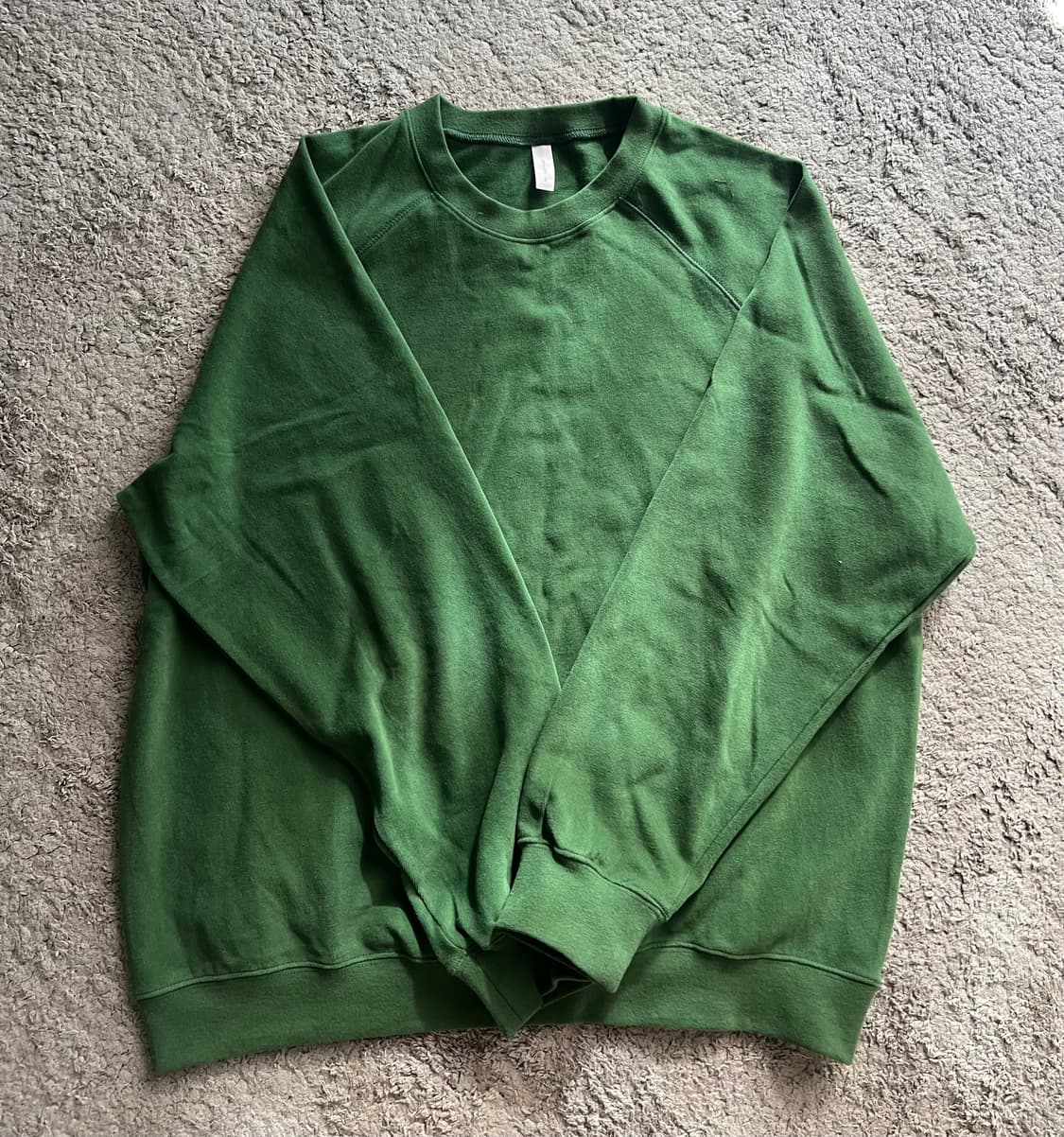 우드비 라이트웨이트 소프트 스웻셔츠 그린 3사이즈 상품이미지1