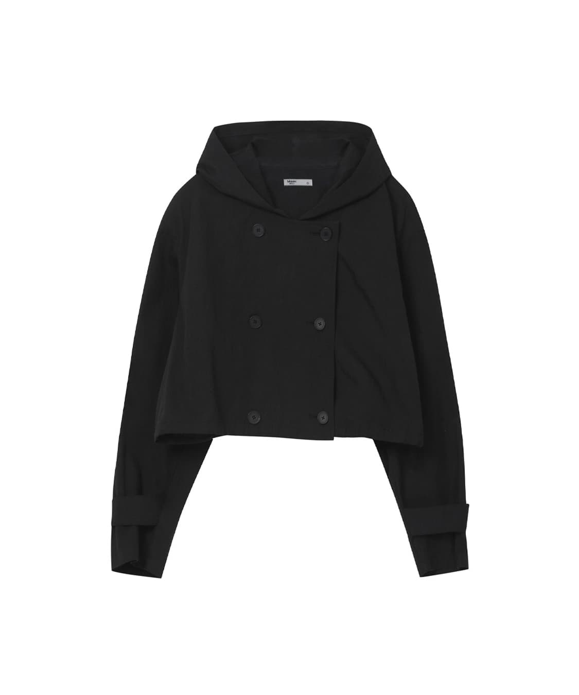 미세키서울 버튼 후디 크롭자켓 상품이미지1