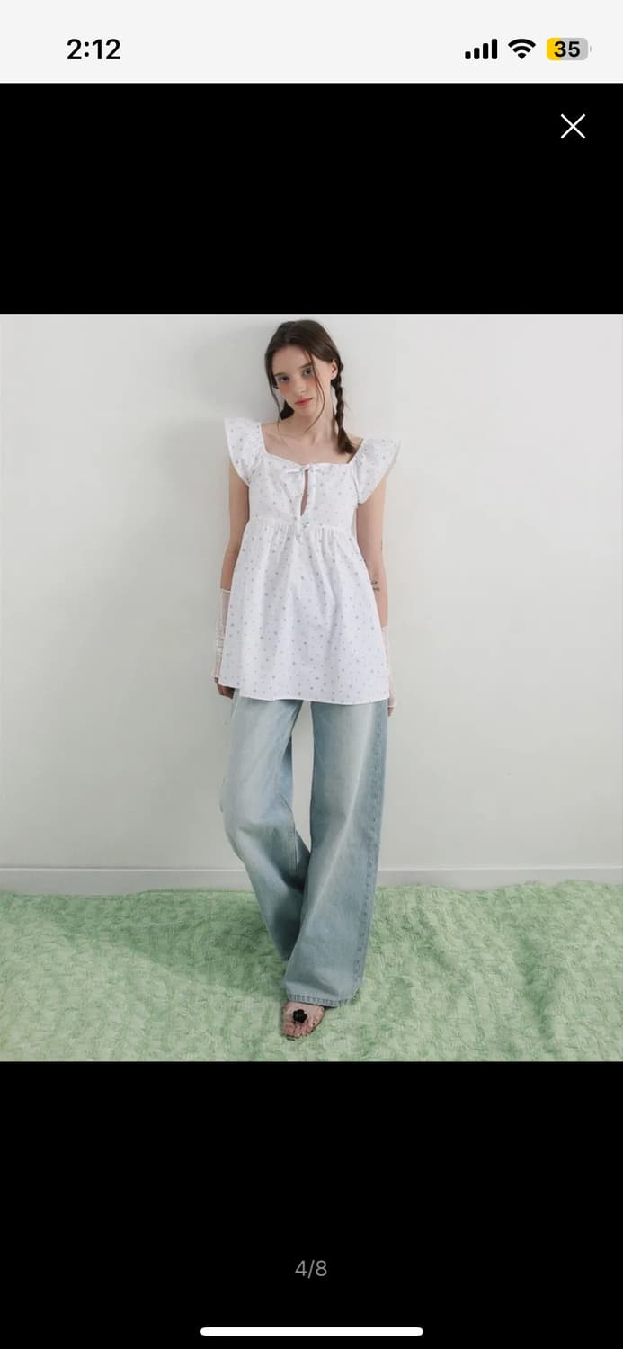 배드블루 Shooting Star Angel Dress White 원피스 상품이미지2