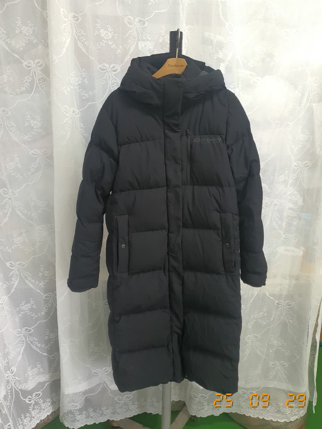 디스커버리 롱패딩 블랙  90 상품이미지1