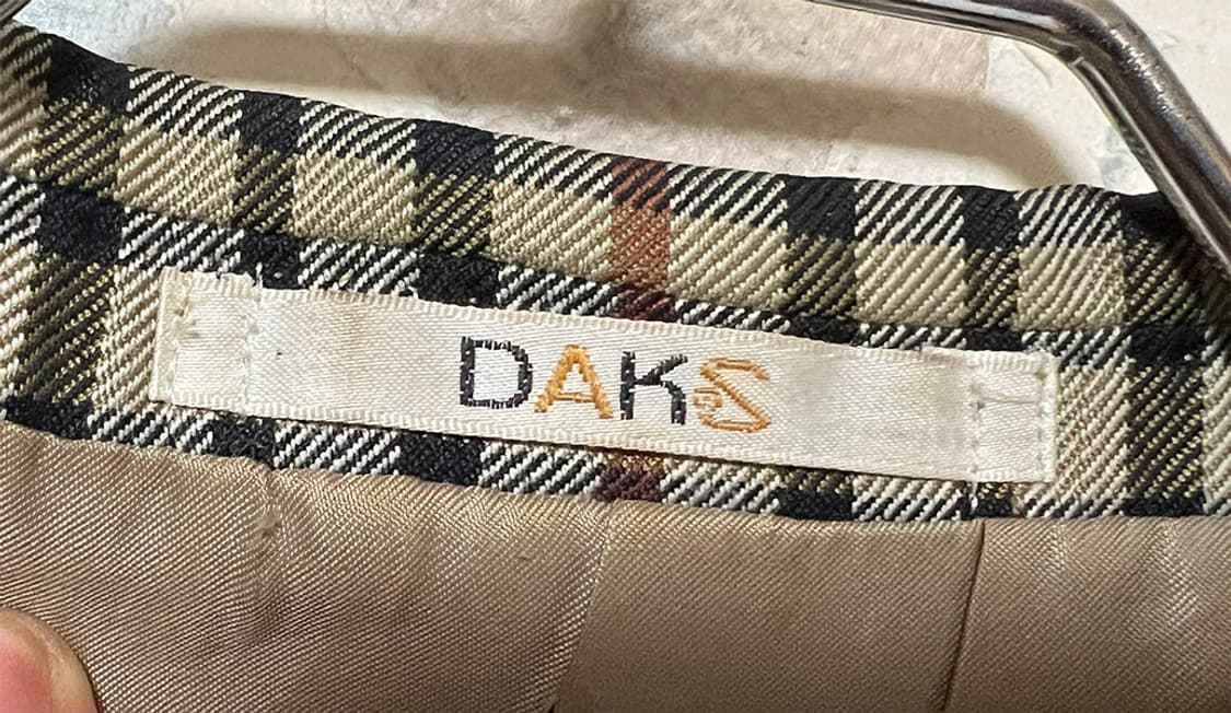 DAKS 닥스 클래식 여자자켓 체크 춘추 L 100 77 (91-160) 상품이미지3