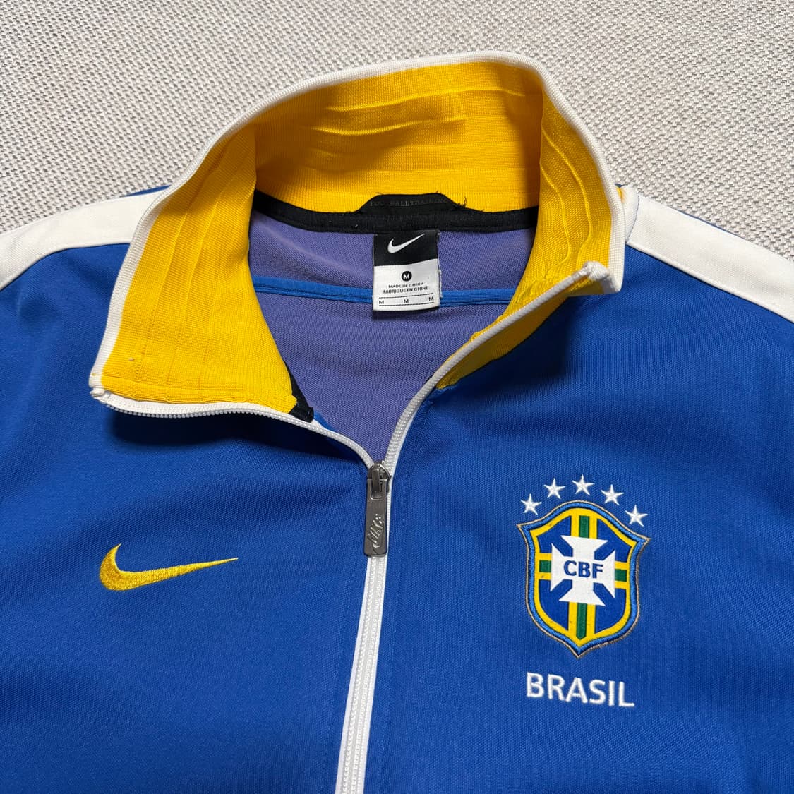 나이키 브라질 국대 트랙탑 상품이미지2