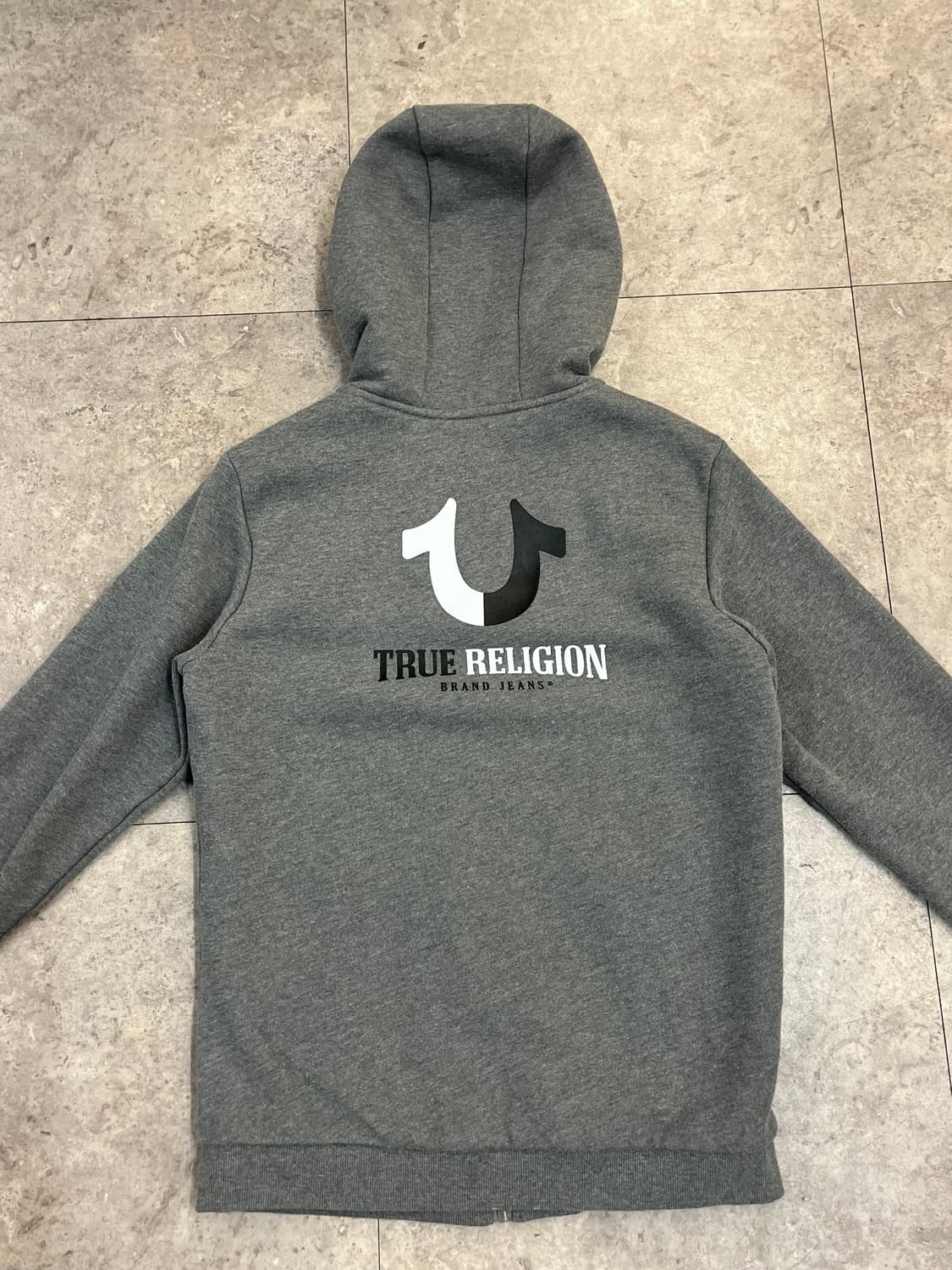 트루릴리전 털 후드집업 그레이 100(L) #csz2958 상품이미지8