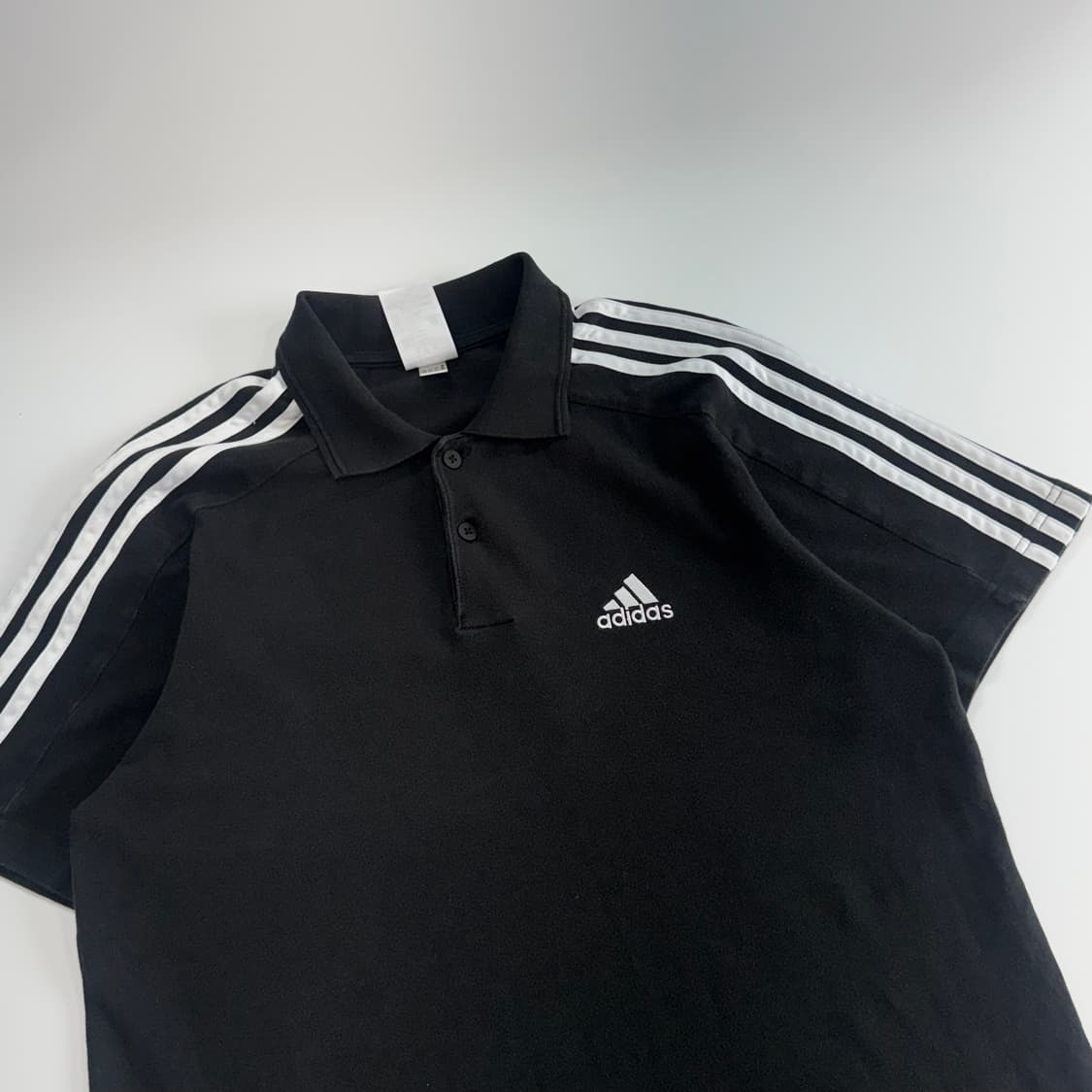 Adidas 아디다스 트랙탑 블랙 카라 반팔  상품이미지4