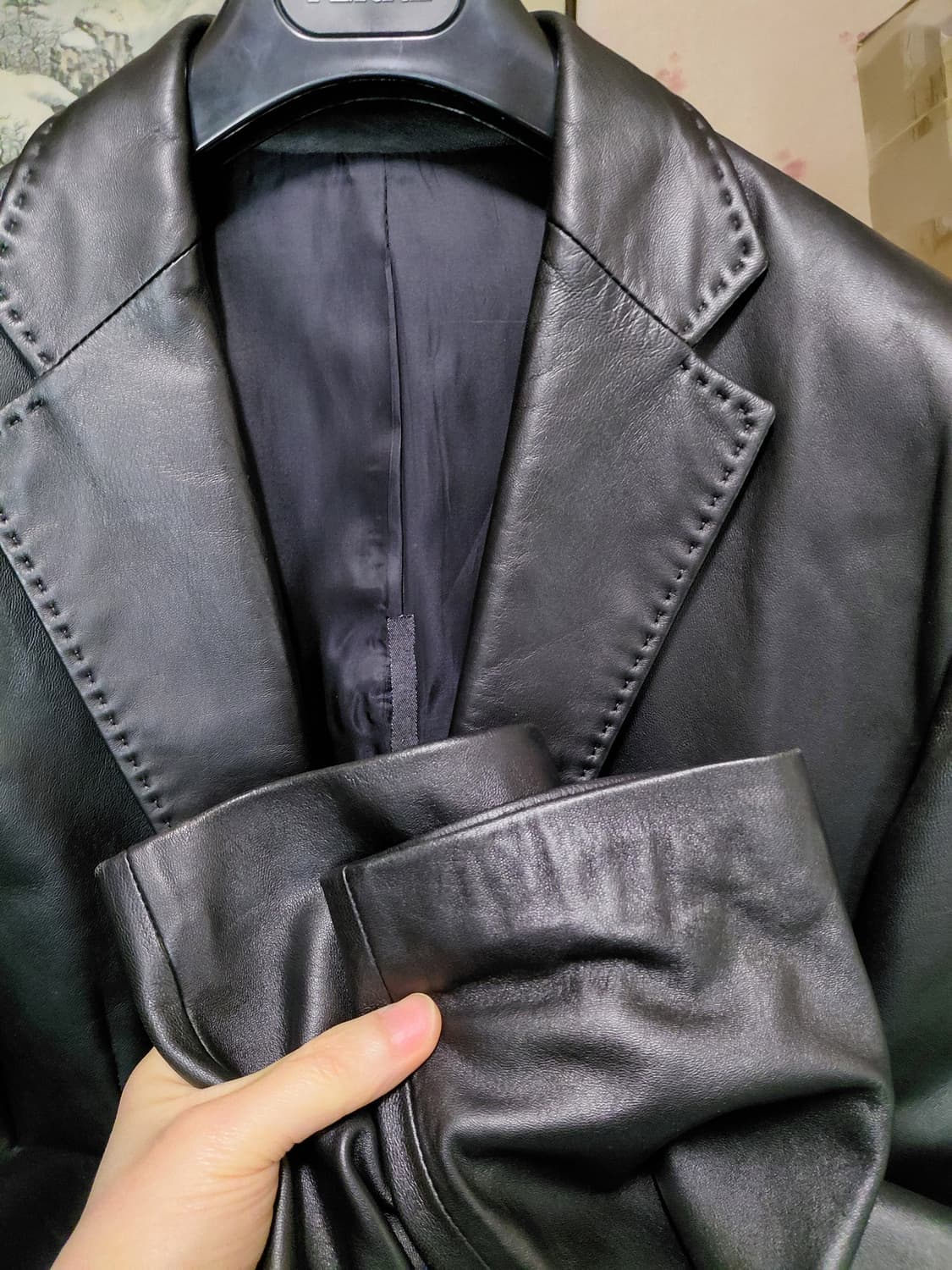 [인터메조]양가죽 자켓 103사이즈 상품이미지8