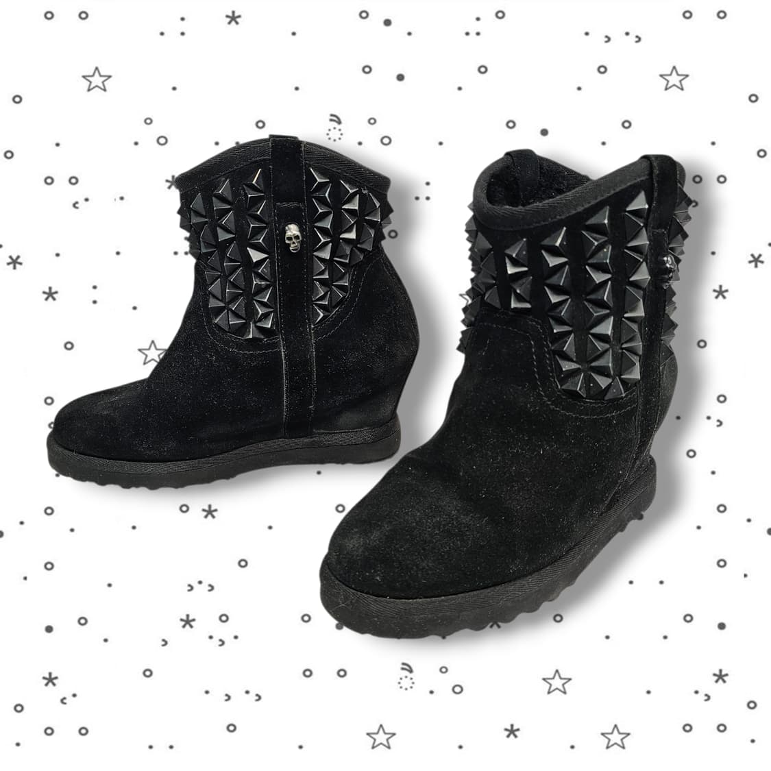 37 Ash 아쉬 스터드 웨지힐 스웨이드 부츠 상품이미지1