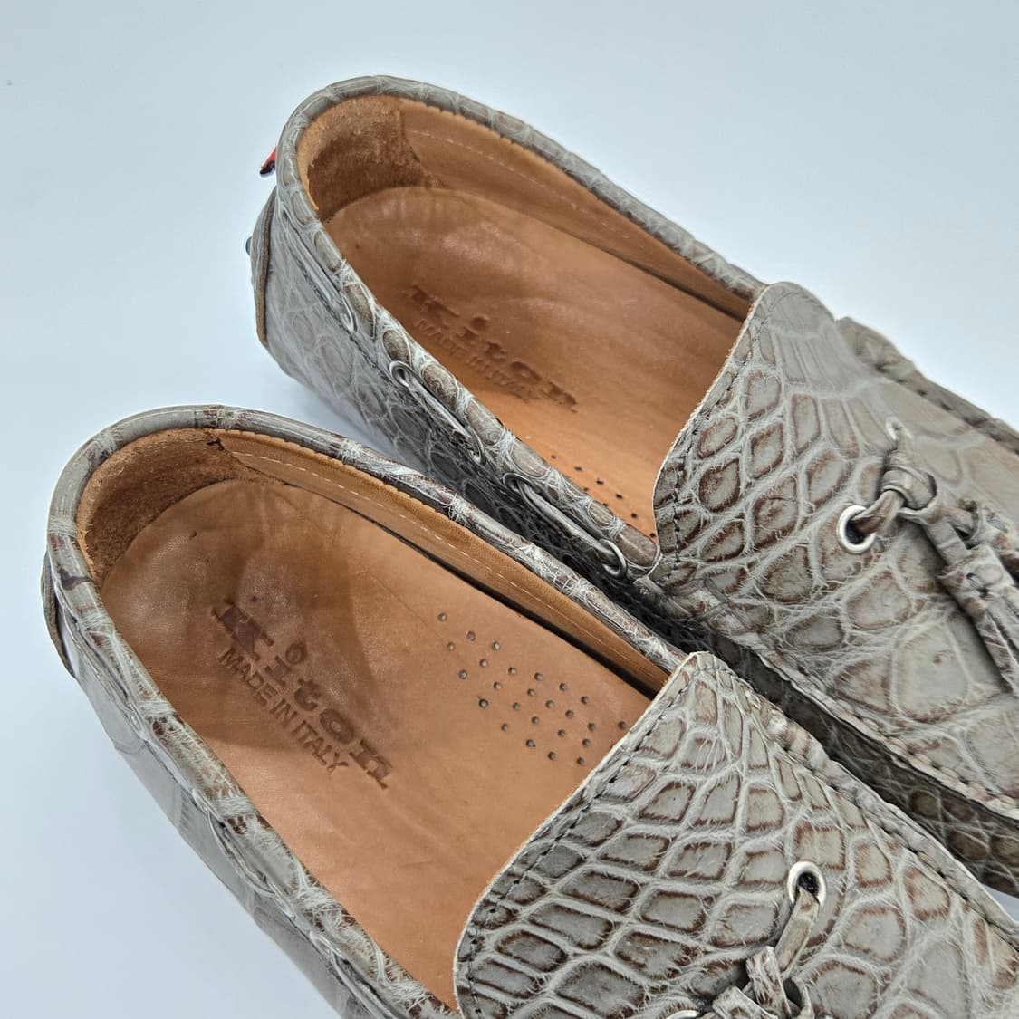 키톤 KITON 엘리게이터 악어 로퍼 7사이즈 상품이미지7