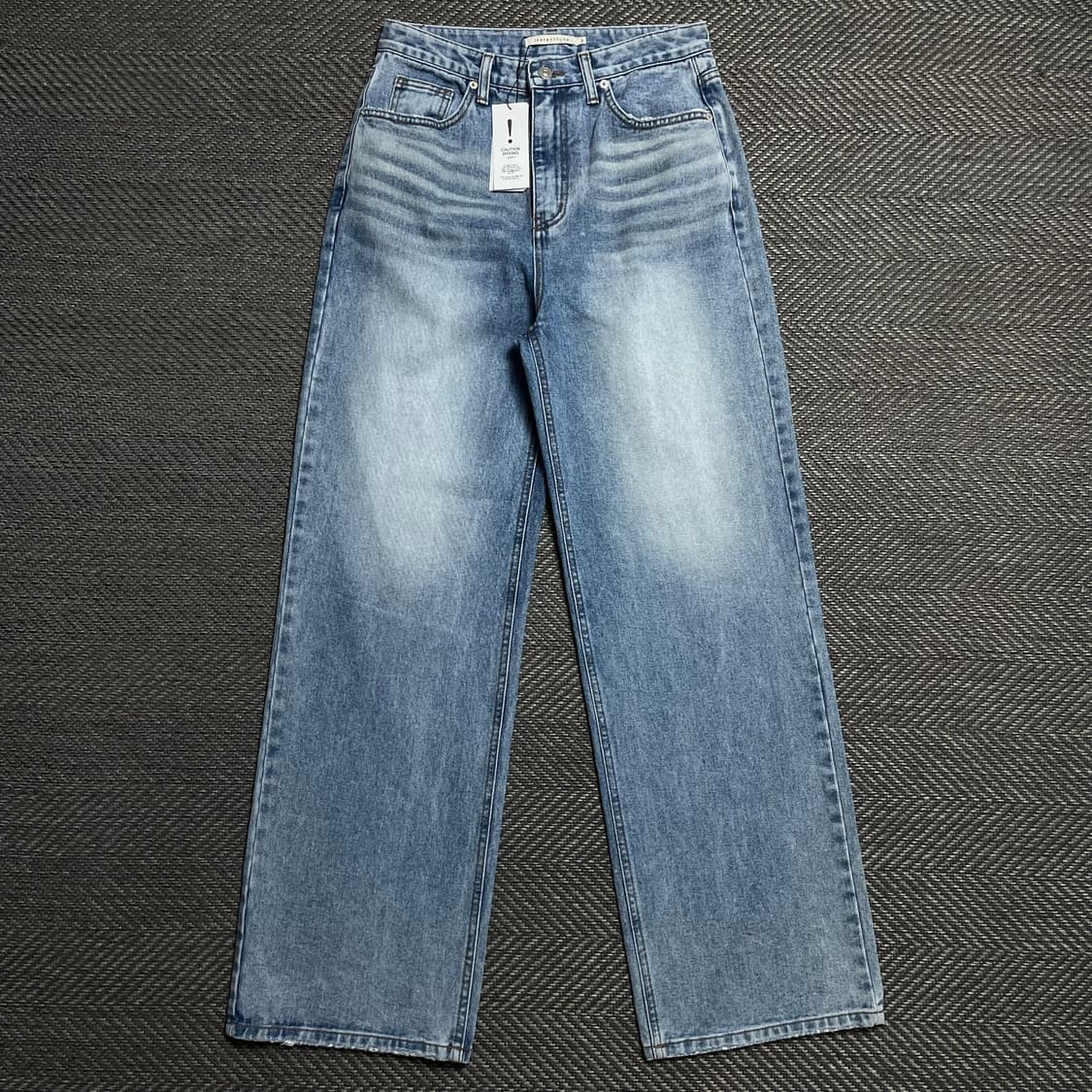 인스턴트펑크 워싱 데님 와이드 팬츠y 5290 상품이미지2