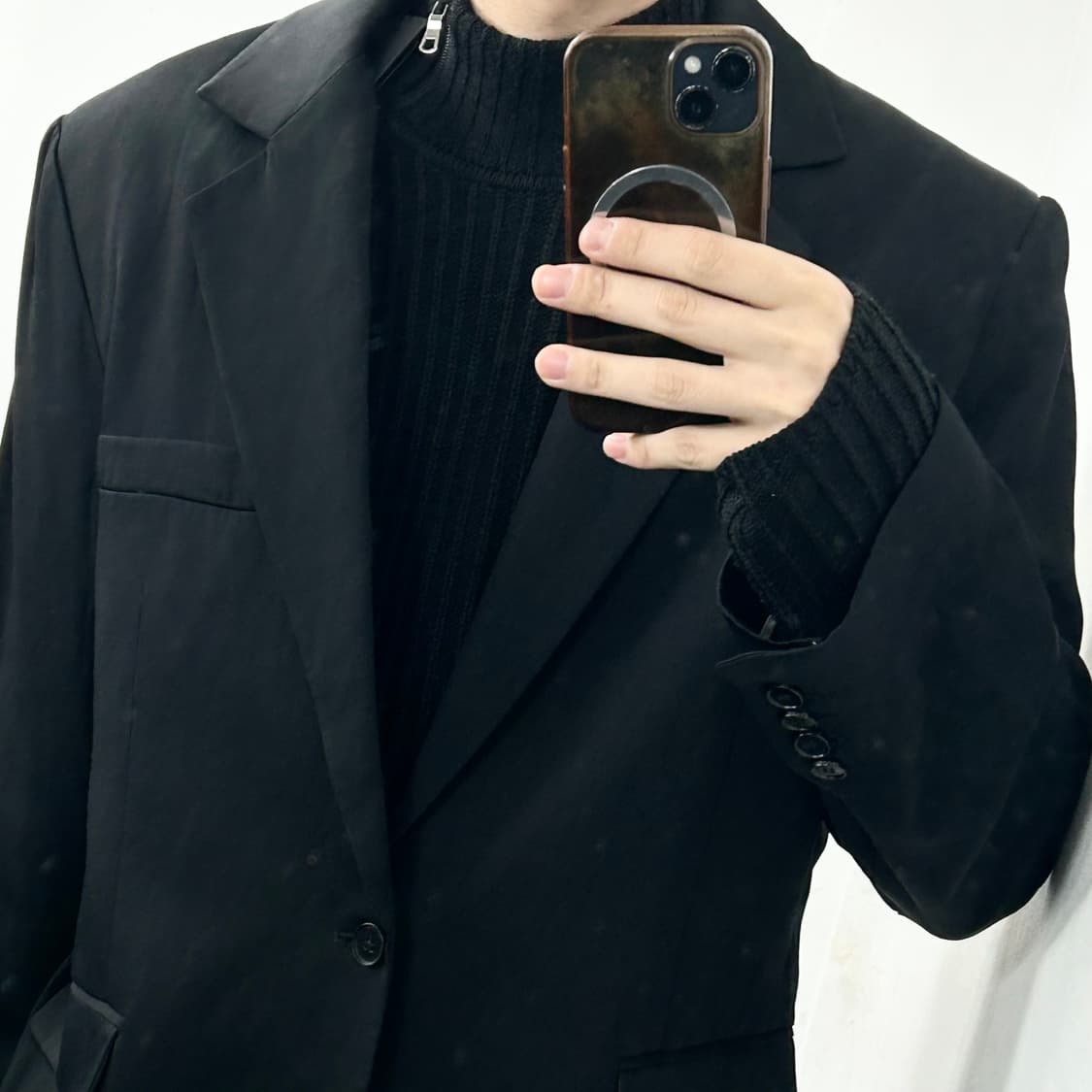 (새상품) Noirer 노이어 린넨 블레이저 자켓 상품이미지5