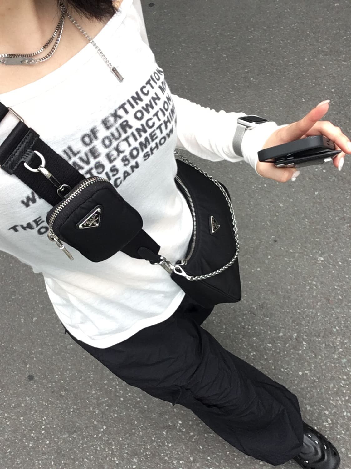 보헤미안서울 프린트 롱 슬리브 아이보리 판매 상품이미지3