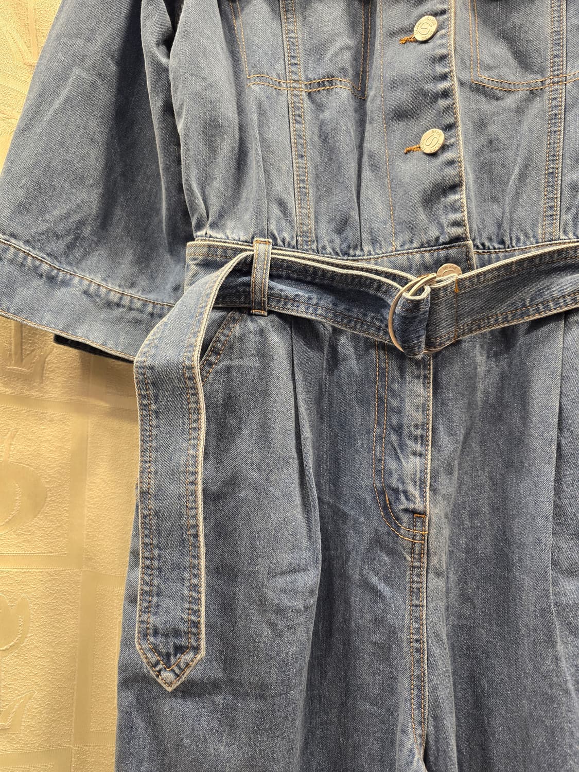 새상품) 숲 SOUP 데님 점프수트 55(S) 상품이미지6