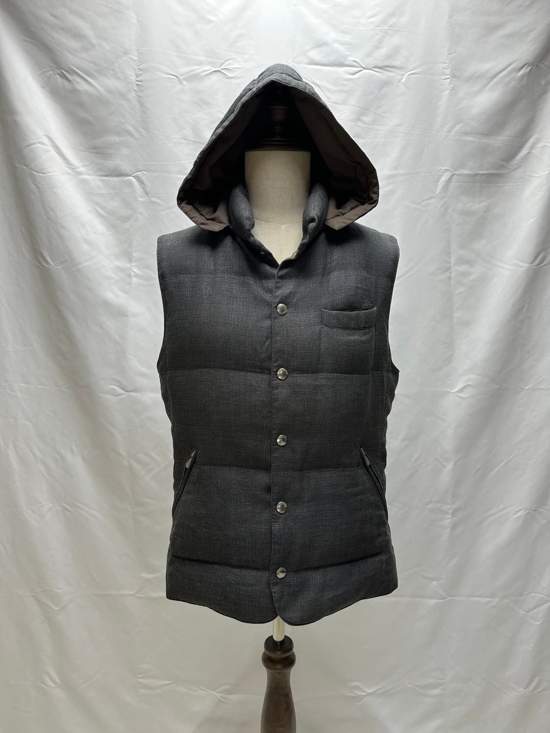 브루넬로쿠치넬리 울 구스다운 베스트 L(105) 판매 상품이미지3