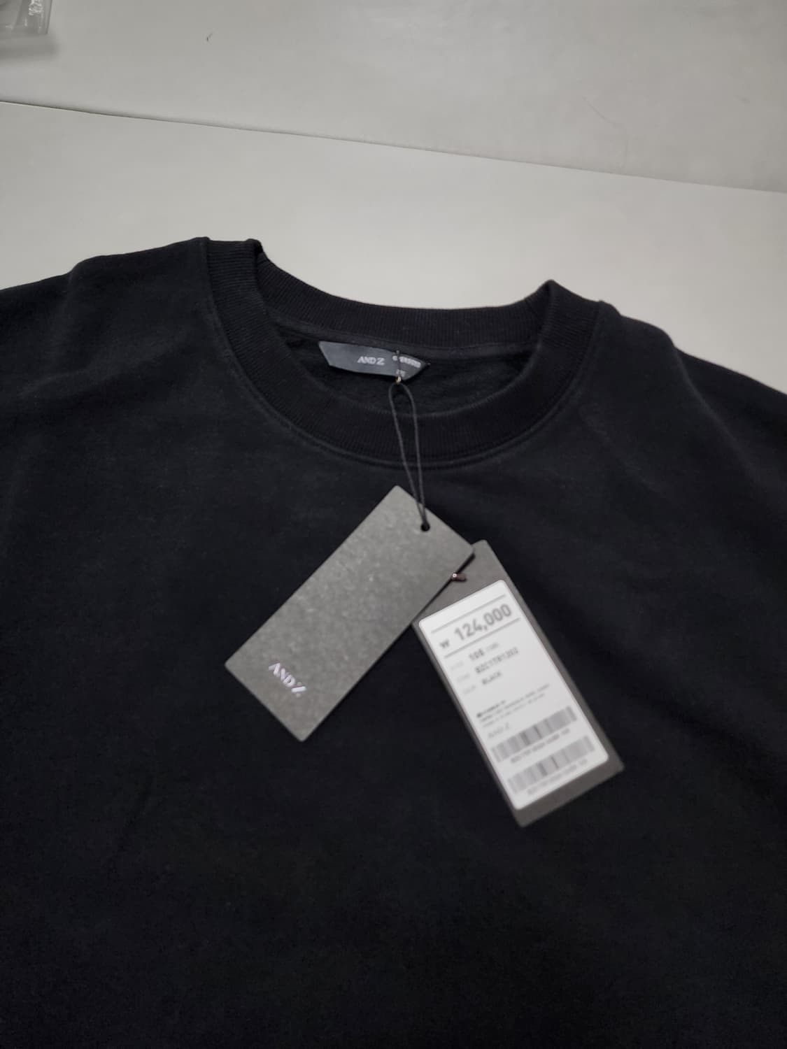 지오지아앤드지맨투맨티셔츠105사이즈블랙 상품이미지2