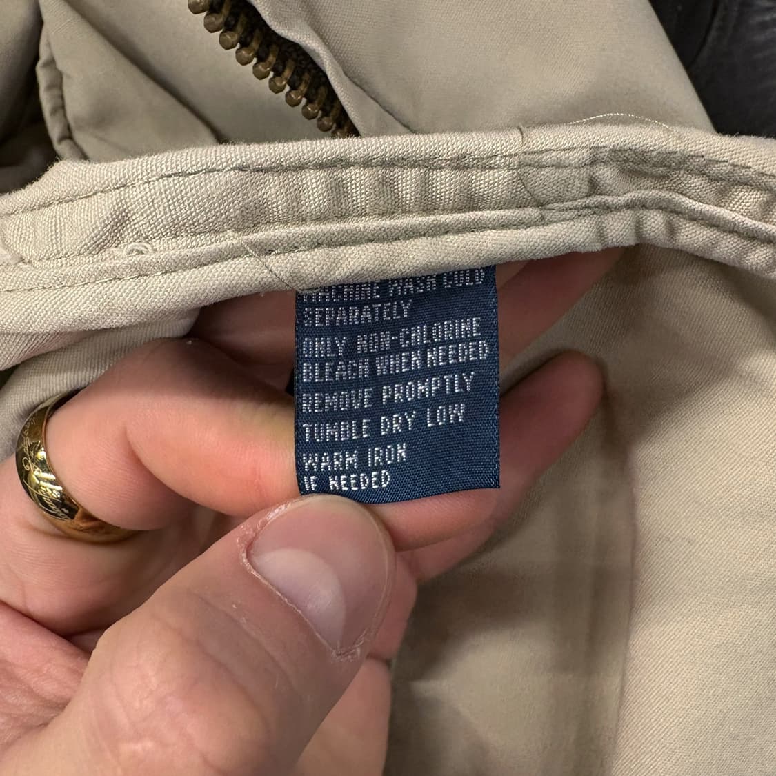 90s 폴로 랄프로렌 밀리터리 모티브 스윙자켓 암패치 액션플리츠 N683 상품이미지10