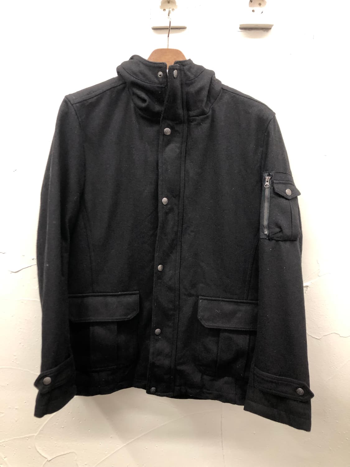 본더치 울 후드 자켓 상품이미지1