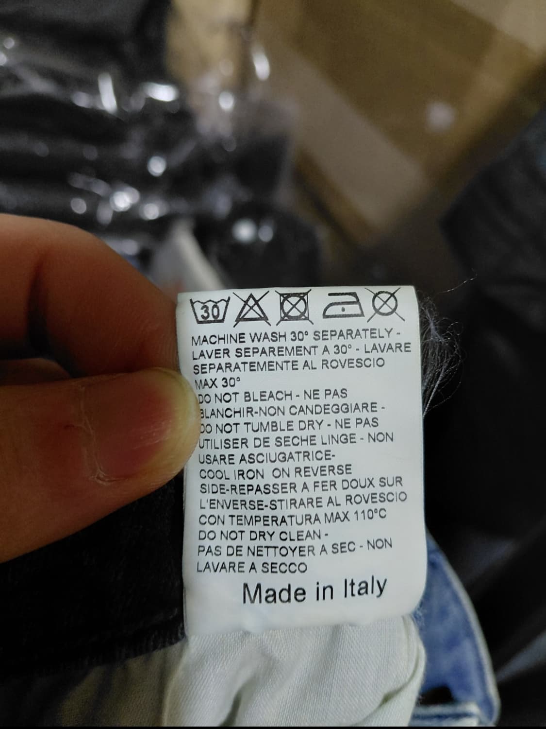 [피에르발망]바이커 데님 청바지 34사이즈  상품이미지7