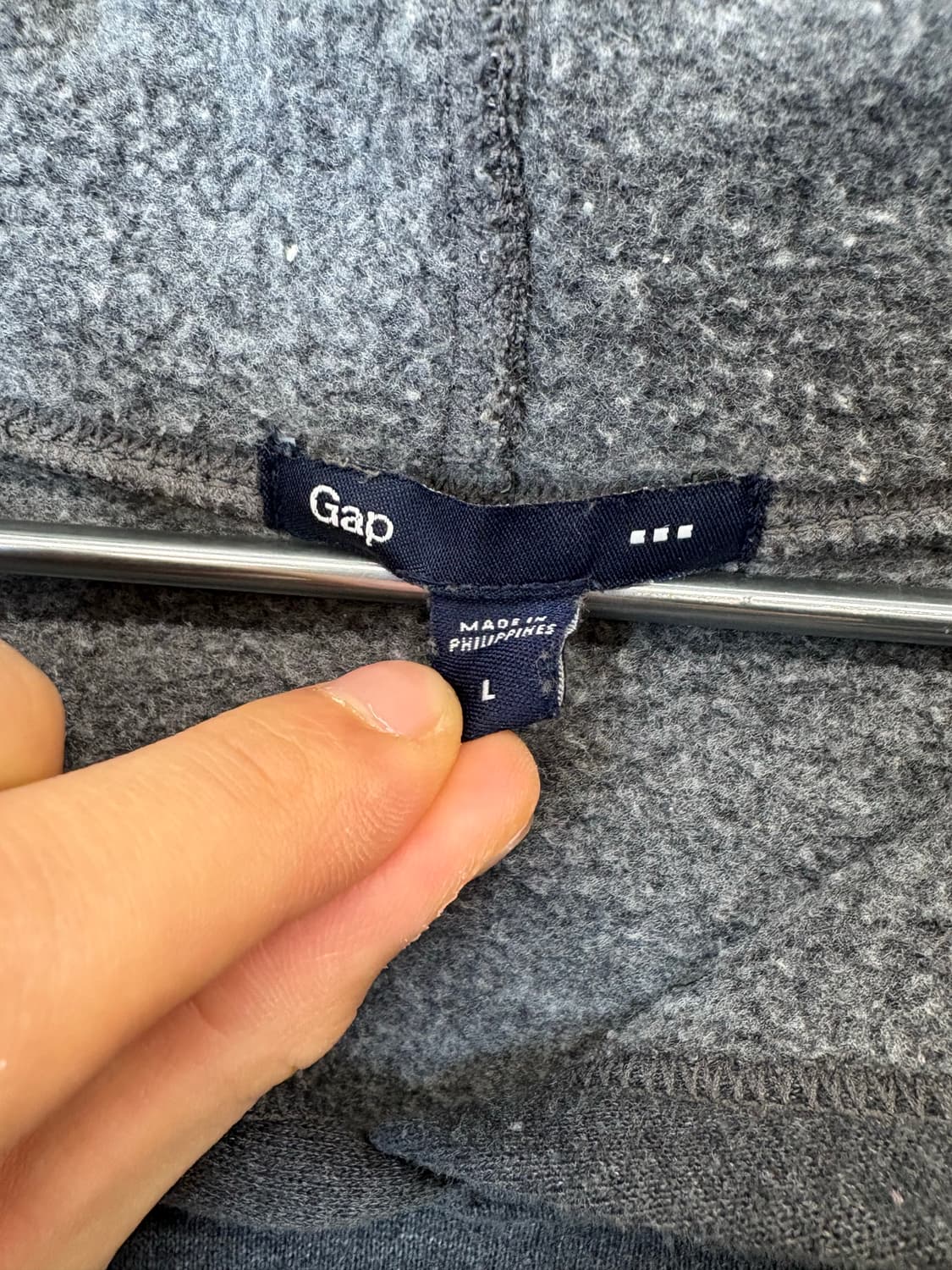 GAP 갭 핑크로고 후드티 차콜 상품이미지6