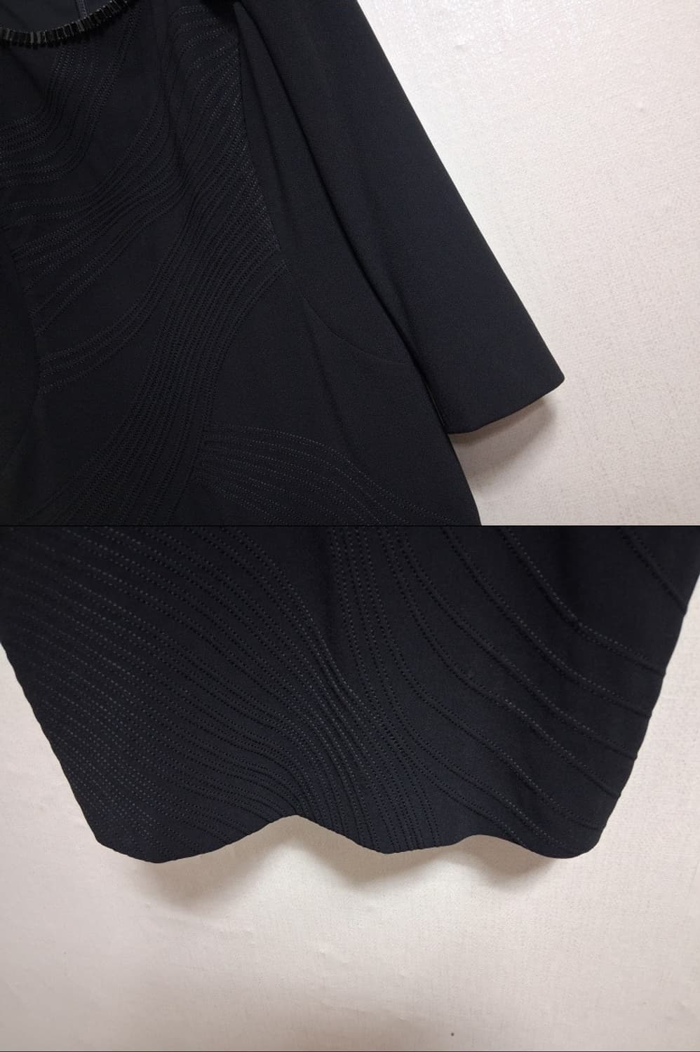 JICOTT 지코트 블랙 미디 원피스 스팽글 넥장식 55
국내  상품이미지3