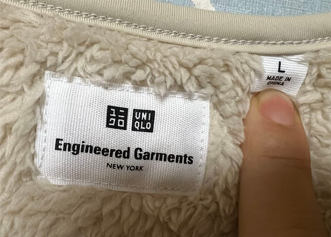 유니클로X엔지니어가먼츠 남자 풀오버 맨투맨 캐주얼 L 100  상품이미지3