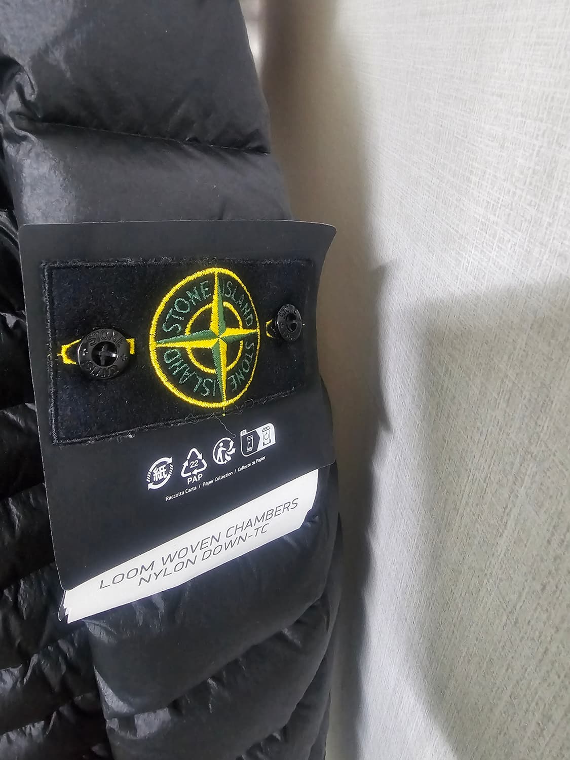 스톤아일랜드 룸우븐 챔버스 나일론 tc 경량 패딩 상품이미지2