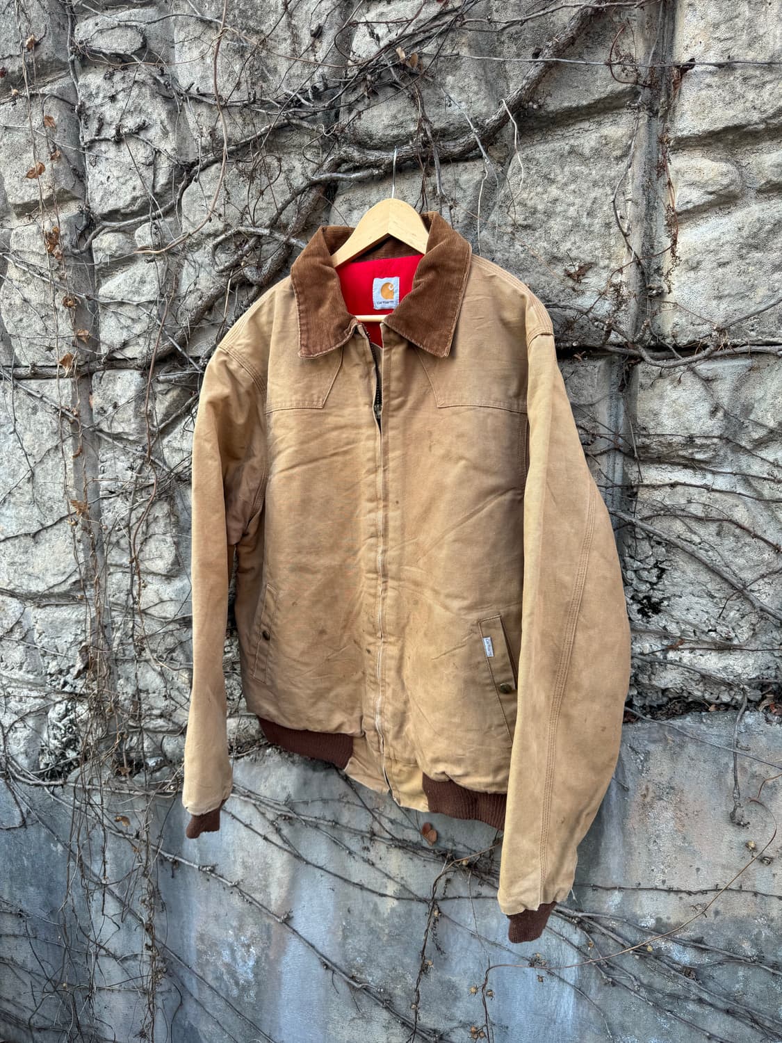 80s 칼하트 빈티지 페이딩 산타페 워크 자켓 상품이미지3