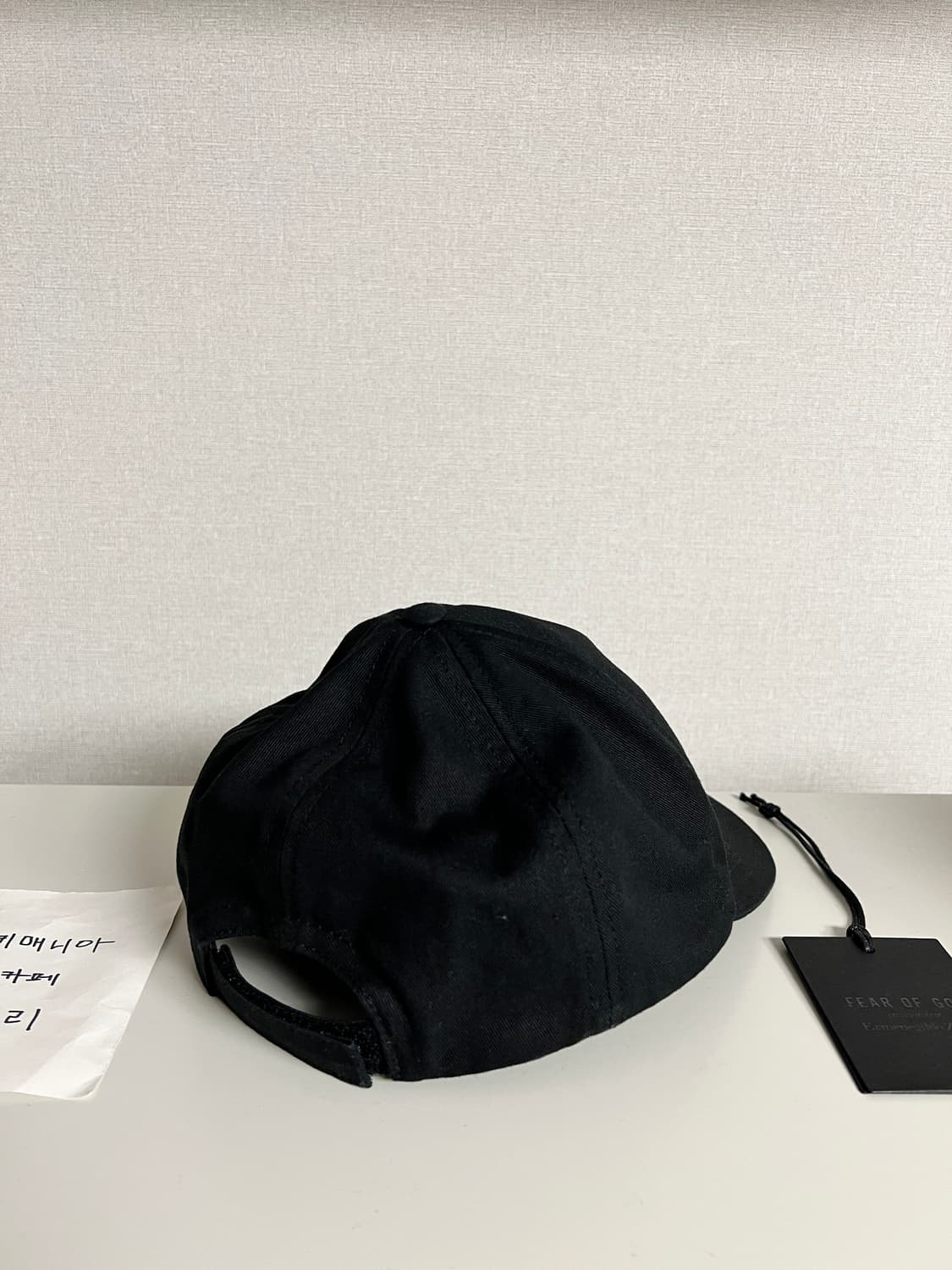 [OS] 피어 오브 갓 × 에르메네질도 제냐 코튼 베이스볼 캡 블랙 상품이미지8