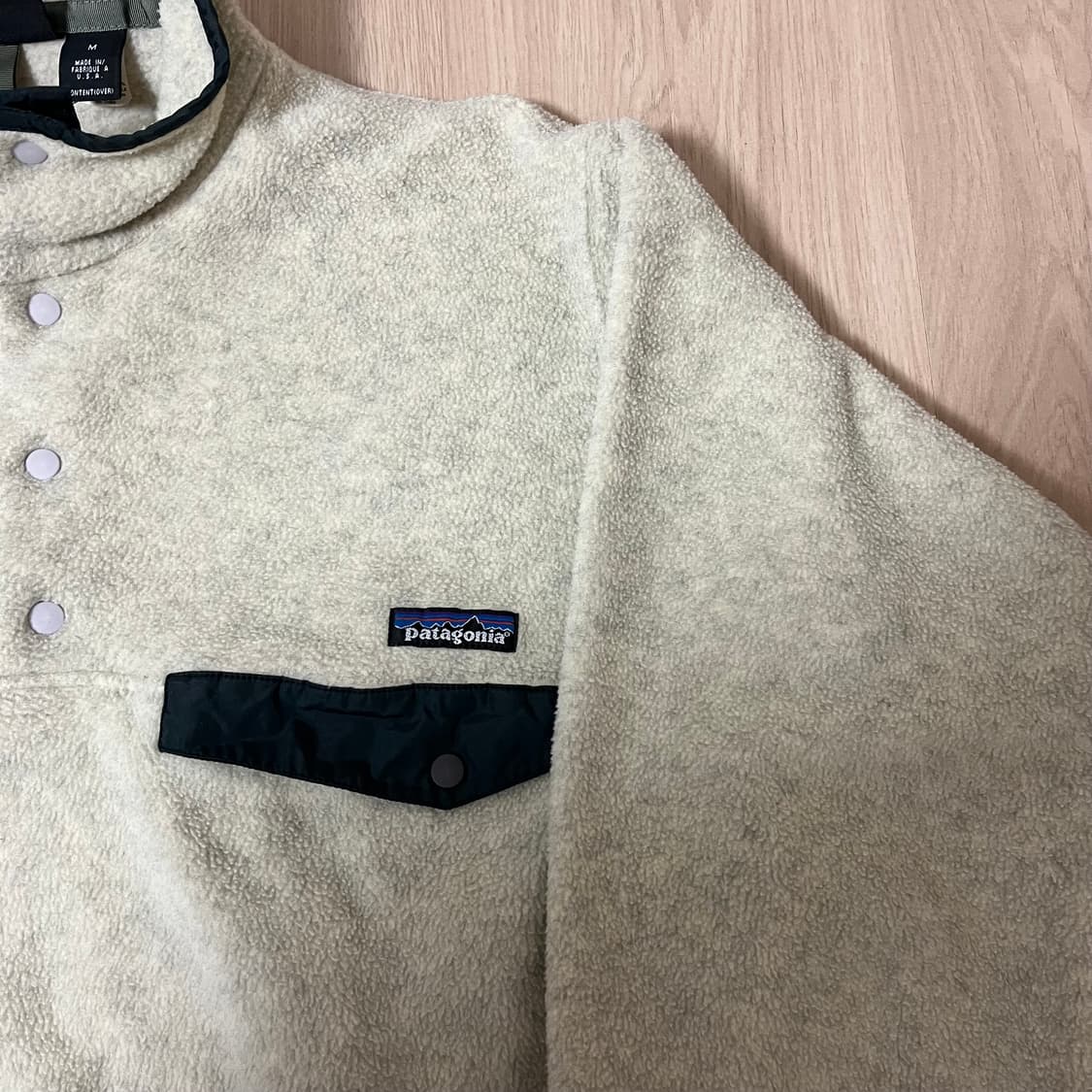 [M] 90s usa 빈티지 파타고니아 신칠라 오트밀 상품이미지3