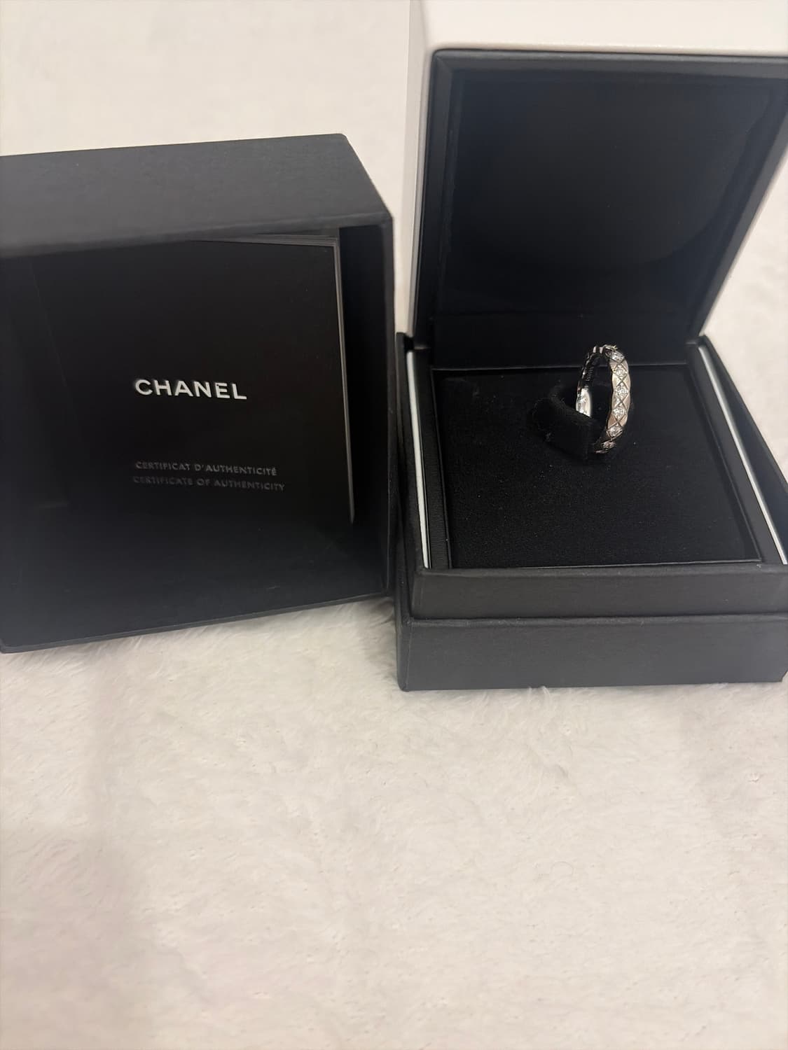 샤넬코코크러쉬반지미니 파메 화이트골드 49사이즈 상품이미지3