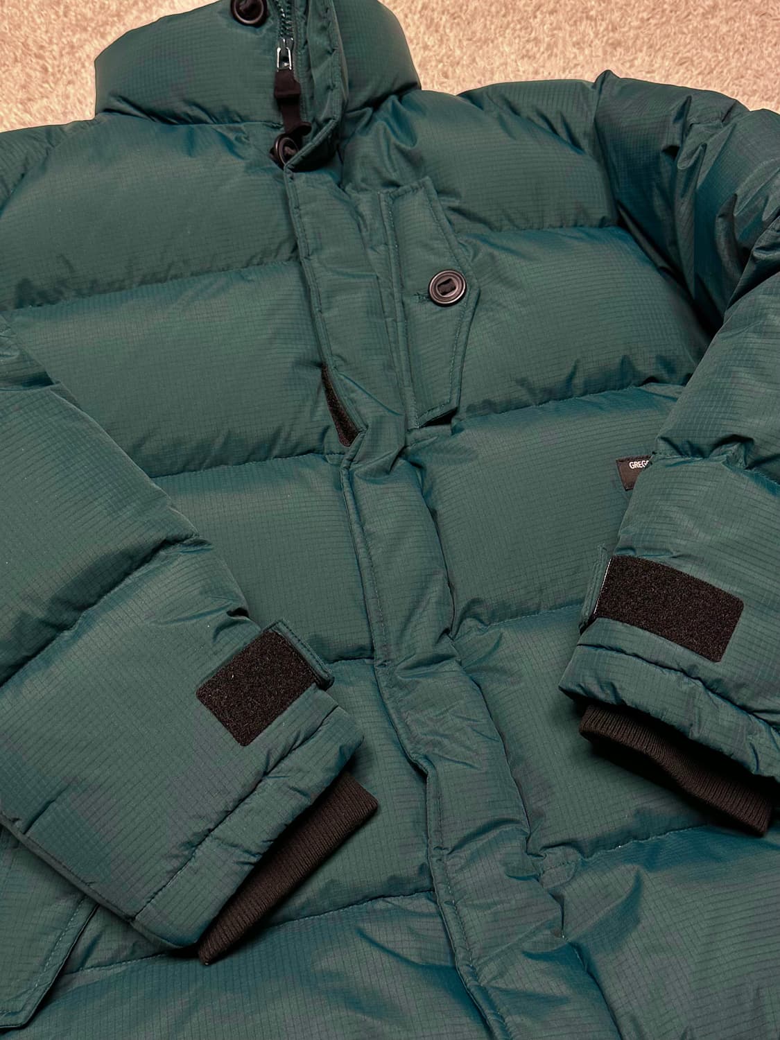 (상태굿/쿨거래할인) 그레고리 페퍼다운 다크그린 숏패딩 상품이미지3