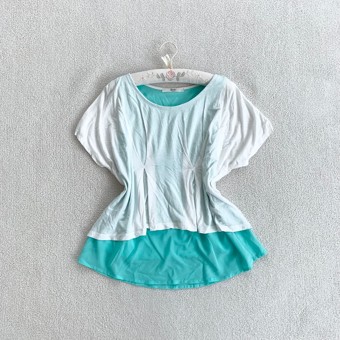 민트코어 ♥ 니혼진무드 레이어드 블라우스 상품이미지1