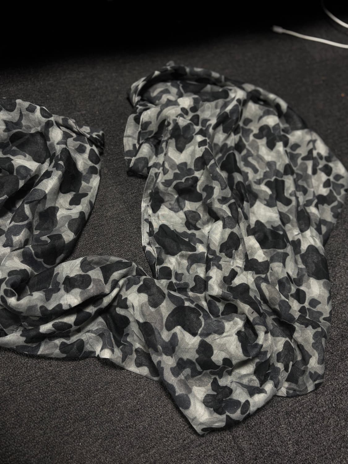 Vintage punk Camo wool muffler 상품이미지3