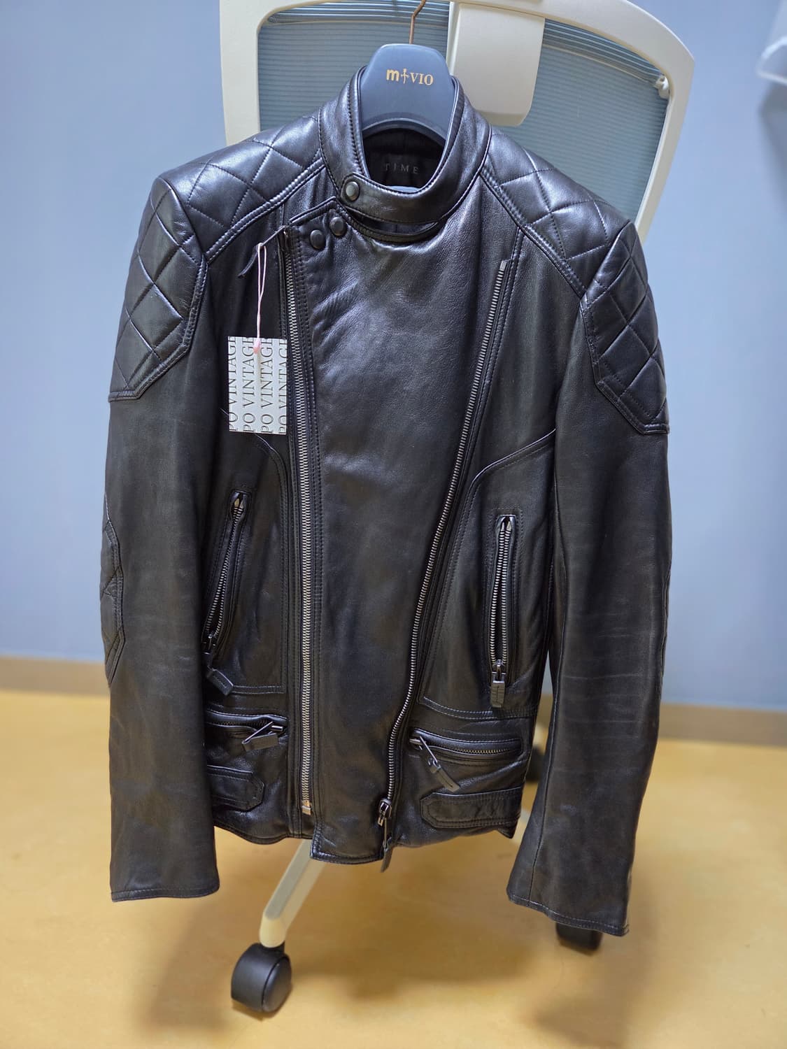 타임옴므 라이더 자켓 상품이미지2