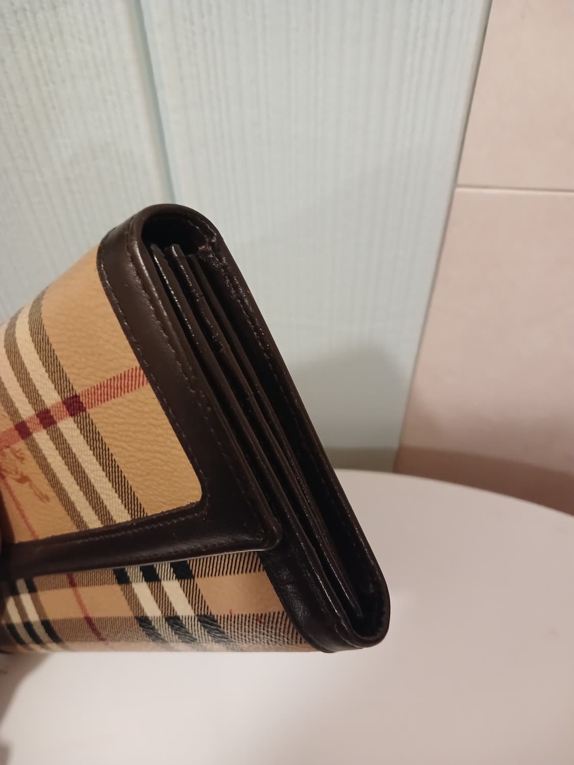 버버리 정품 체크 장지갑 상품이미지2