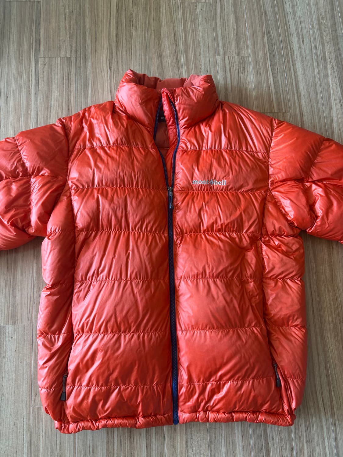 몽벨 알파인 다운 자켓 XL 선셋 오렌지 상품이미지2