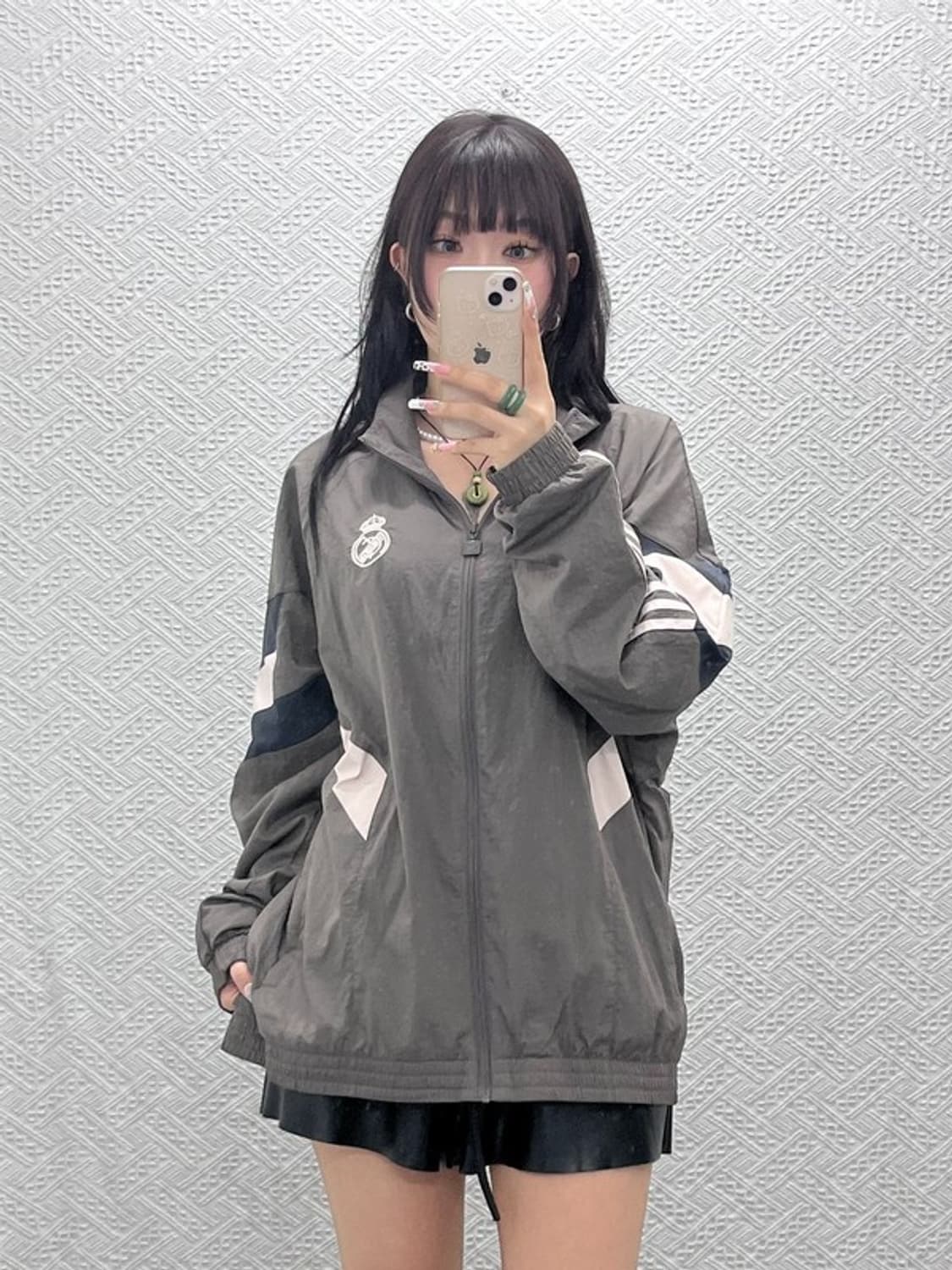 아디다스 레알마드리드 올드스쿨 빈티지 바람막이 자켓 XL C11186 상품이미지2