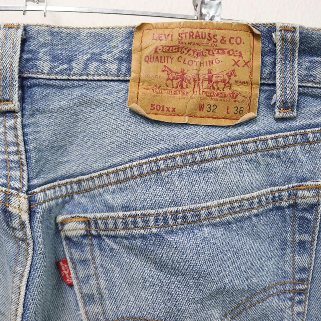 90'S 리바이스 501XX 데님 팬츠 63054 상품이미지8