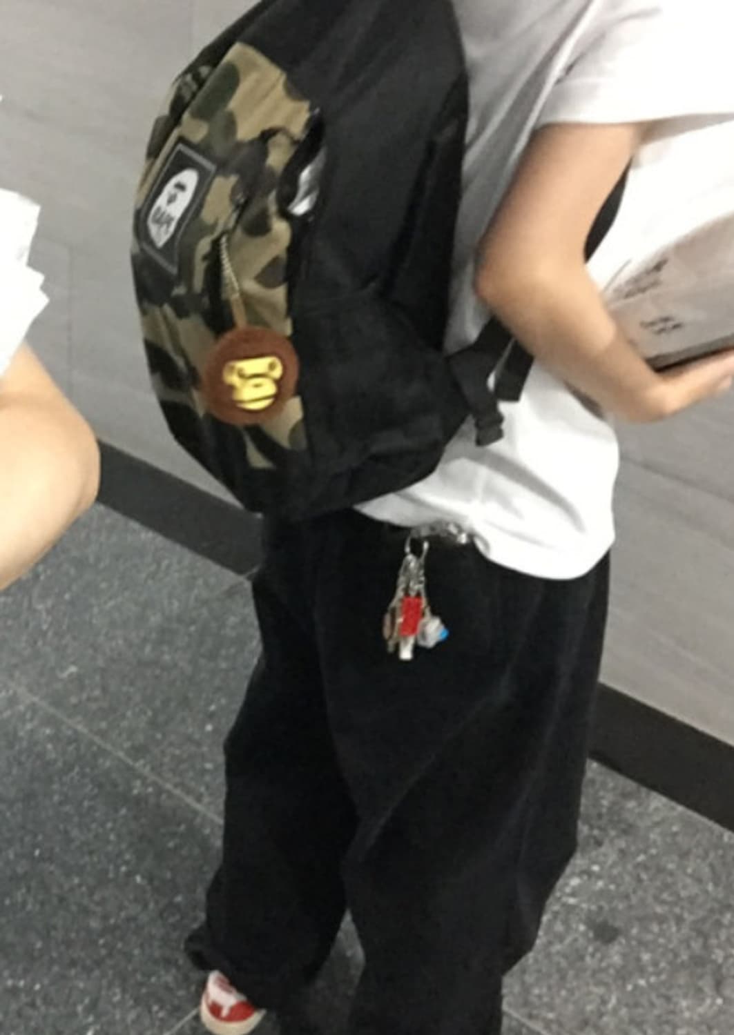 베이프 가방 백팩 (키링 포함) 새상품 정품 상품이미지3