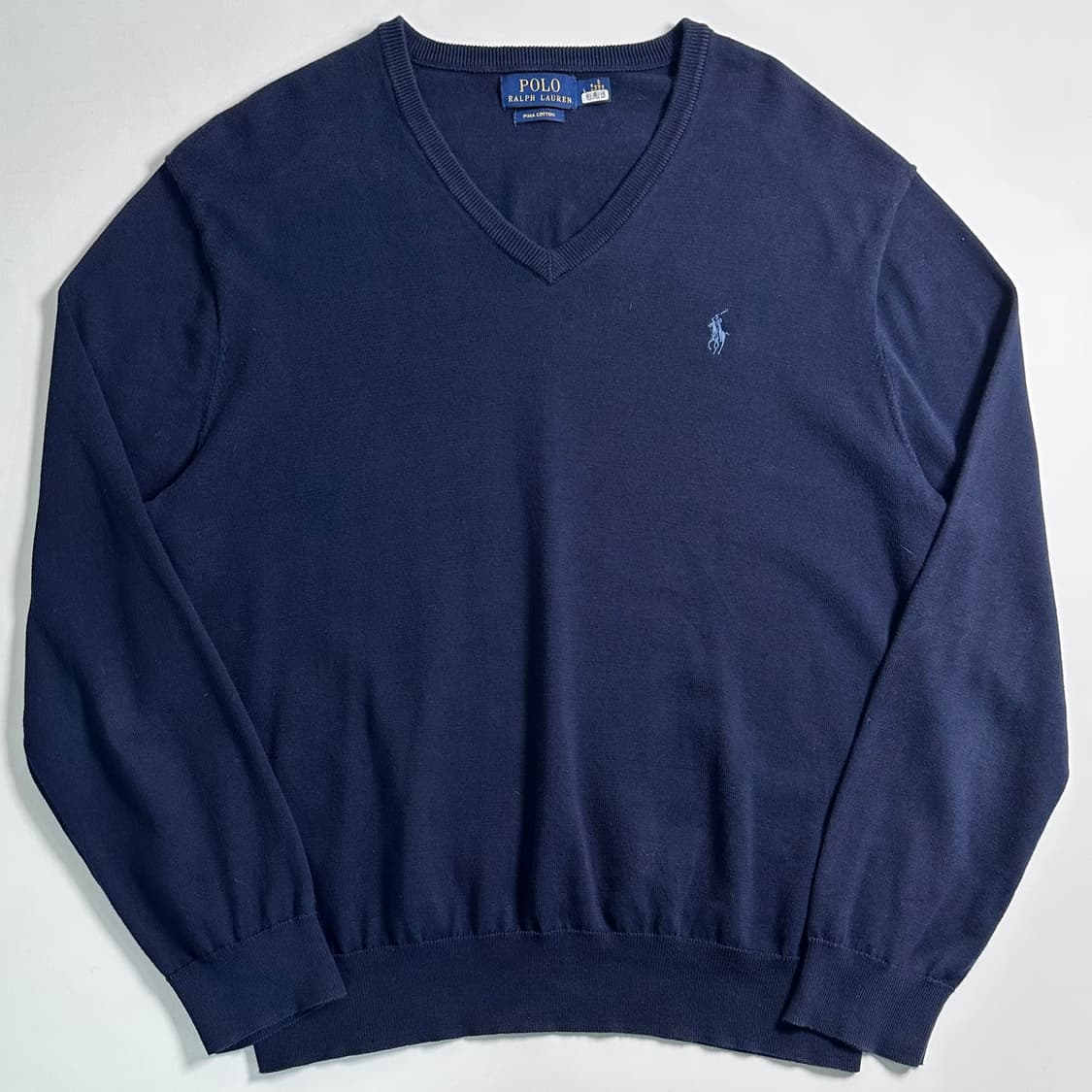 폴로 랄프로렌 네이비 코튼 니트 상품이미지1
