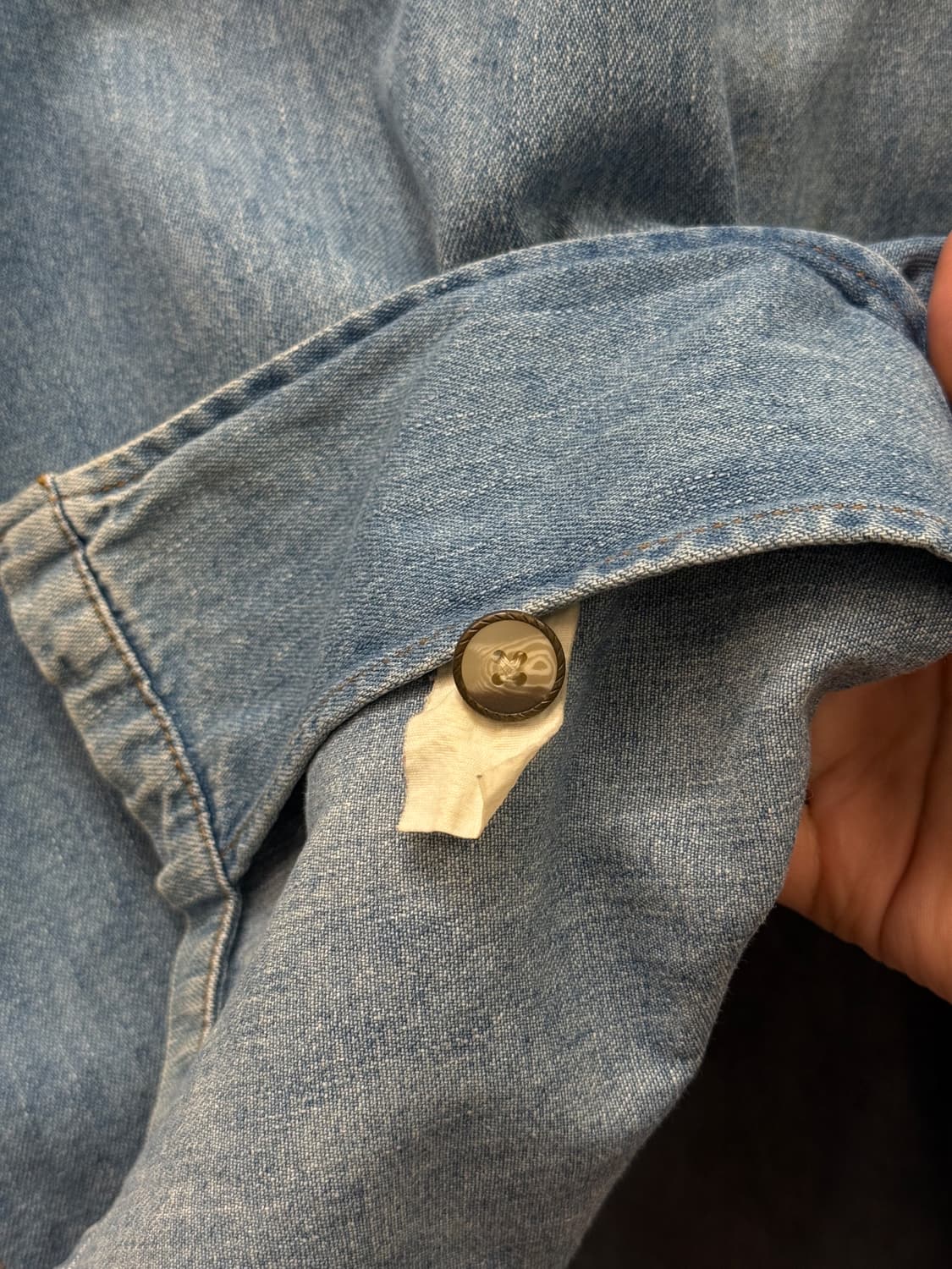 XL) Old UNIQLO Denim Coverall Shirt Jack 상품이미지8