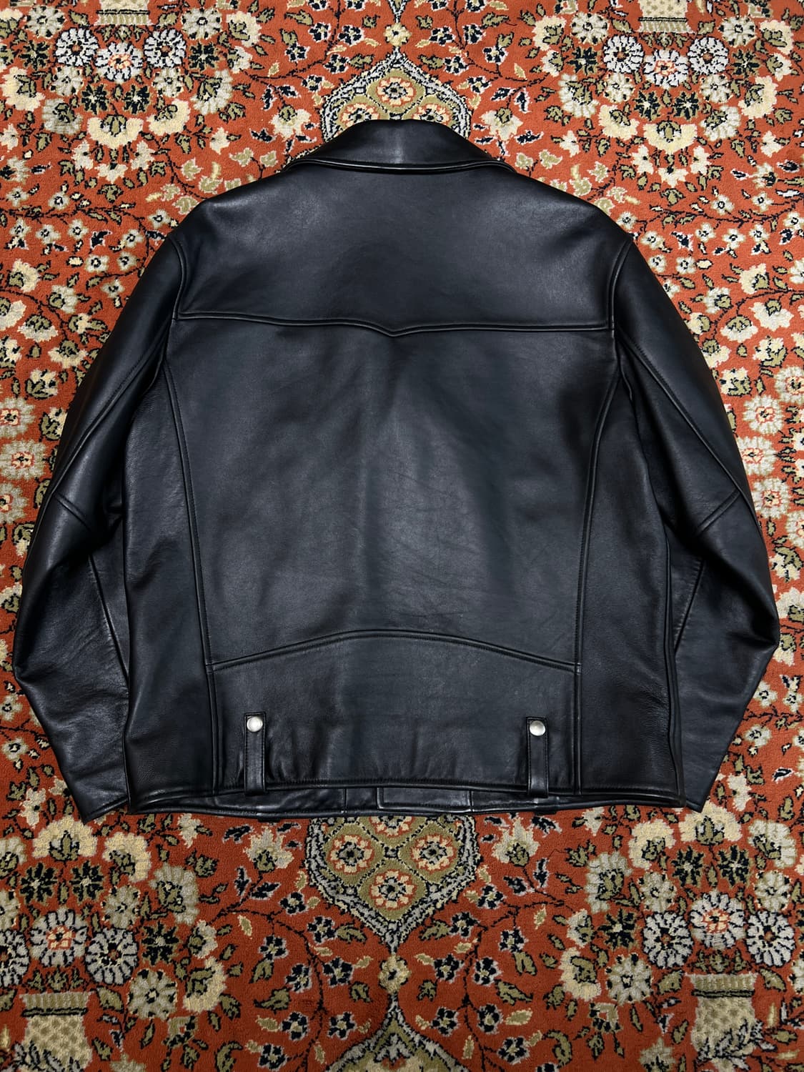 [L] 무신사스탠다드 오버핏 양가죽 더블 라이더 자켓 상품이미지2