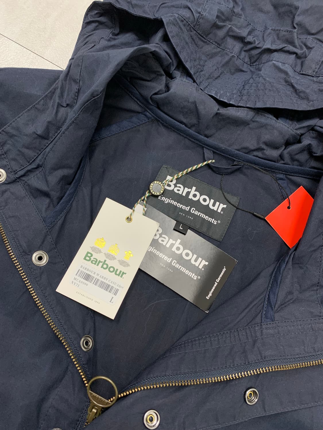 바버X엔지니어드 가먼츠 콜라보 아노락 #158 상품이미지4