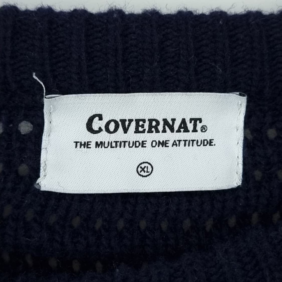 [COVERNAT] 커버낫 오버핏 스트라이프 니트 M16399  상품이미지8