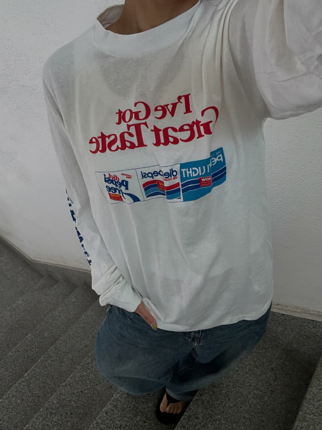 80s USA Belton Pepsi promo 펩시 프로모 롱슬리브 상품이미지1