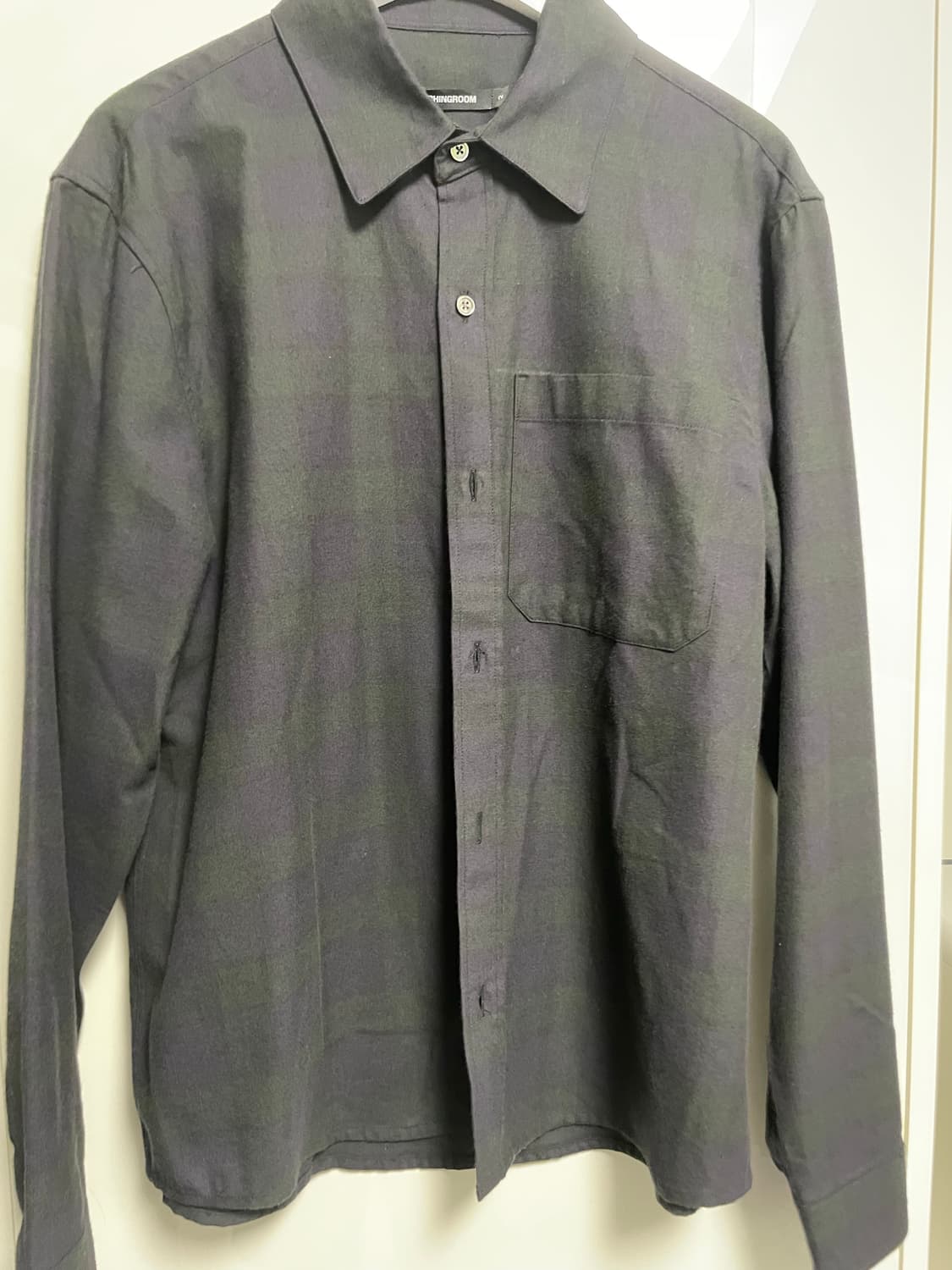 2) 해칭룸 레귤러셔츠 블랙와치 상품이미지3