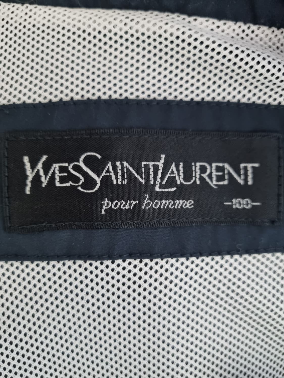 오버핏 L (100) 입생로랑 빈티지 그레이 체크셔츠 남방 상품이미지4