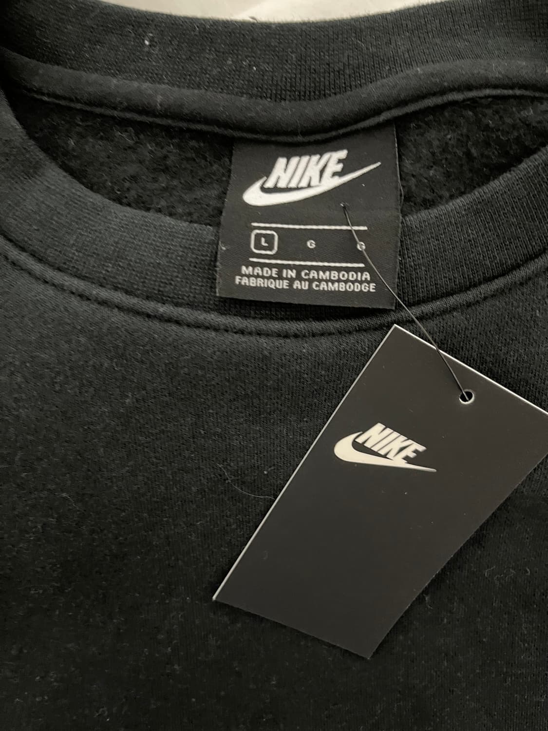 나이키 자수 기모 맨투맨 상품이미지2