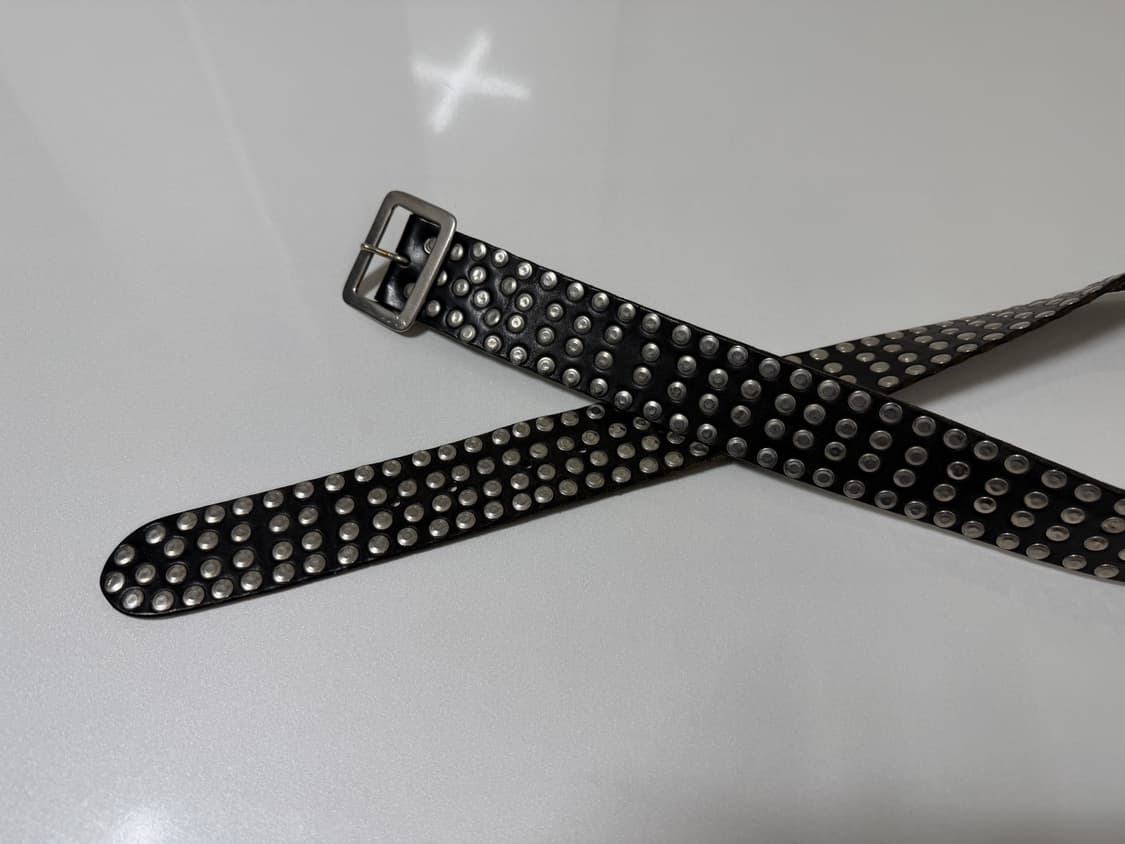 [os] 마르지엘라 ss02 레더 스터드 벨트  상품이미지5