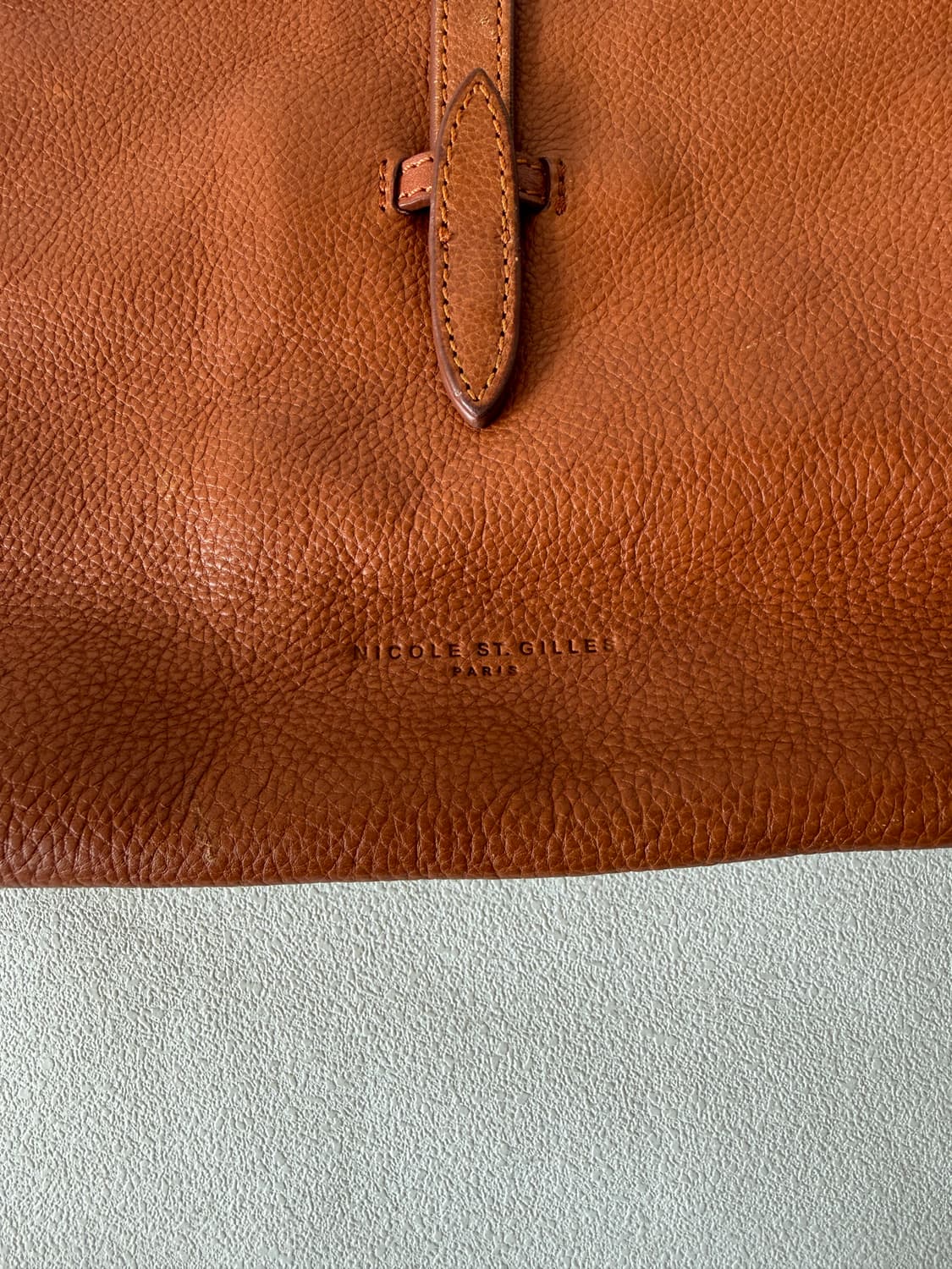 NICOLE ST. GILLES 레더 토트백 상품이미지4