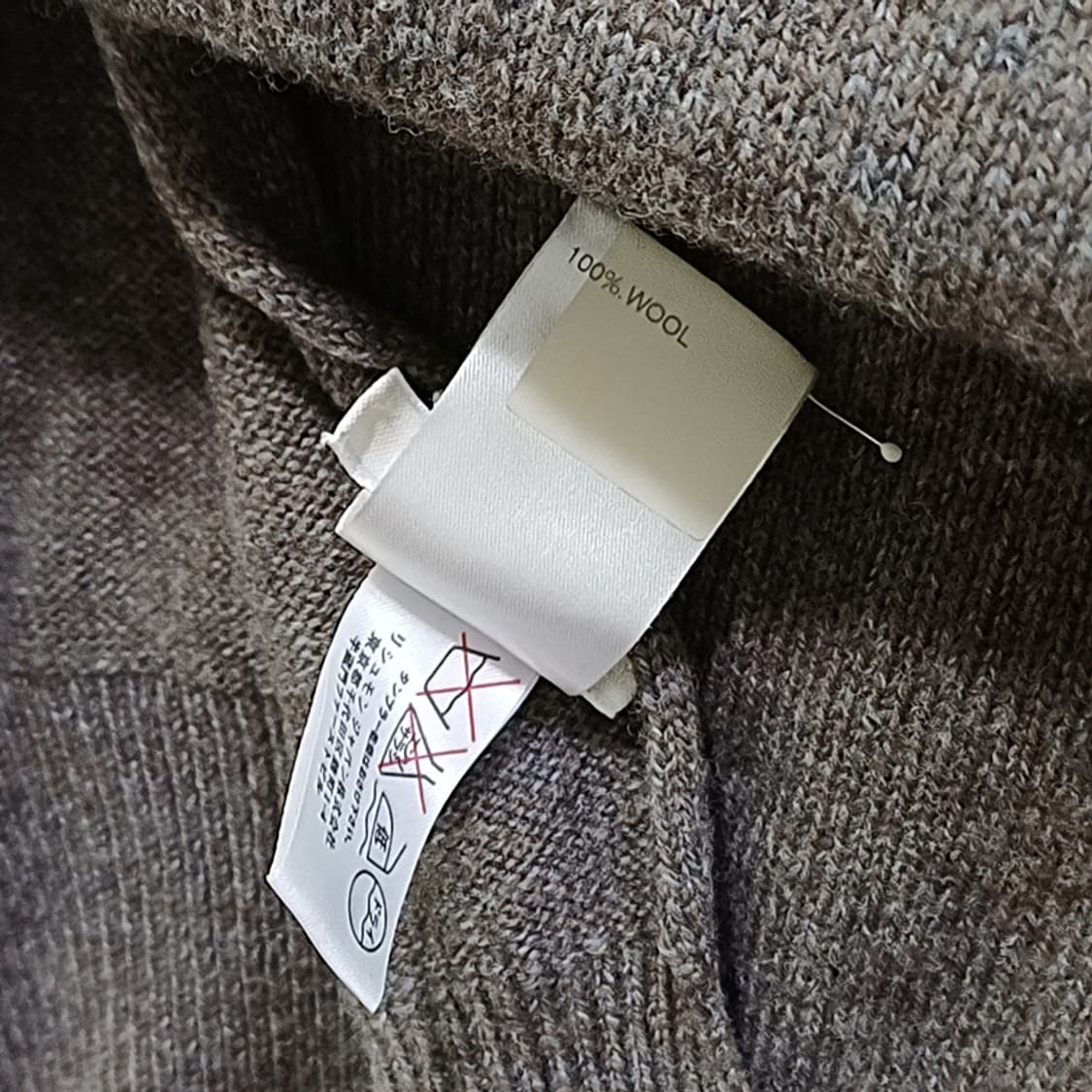 끌로에 울 니트 롱 머플러 목도리 훌륭 브라운멜란지 사랑봉봉 상품이미지5