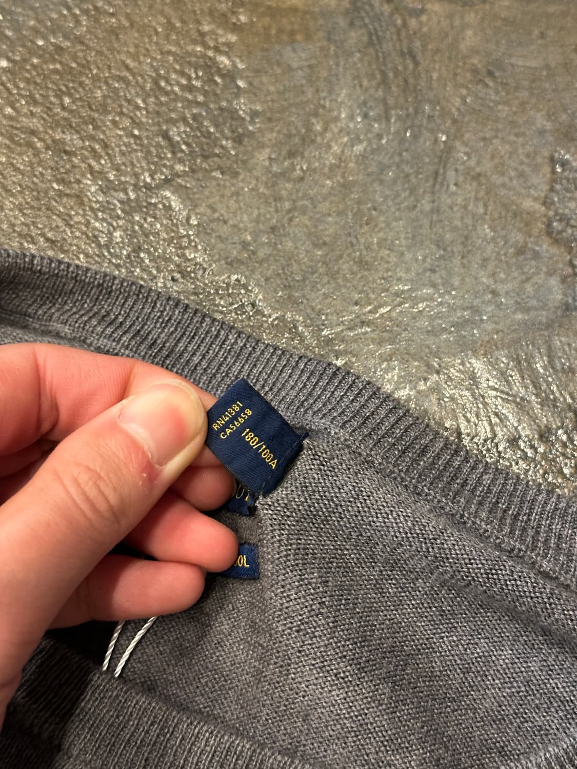 폴로 랄프로렌 메리노 울 니트 L 상품이미지4